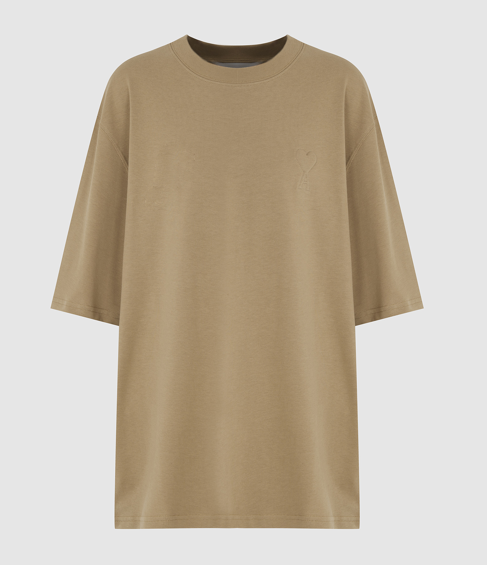 Tee-shirt Grand Ami de Cœur Embosse Camel