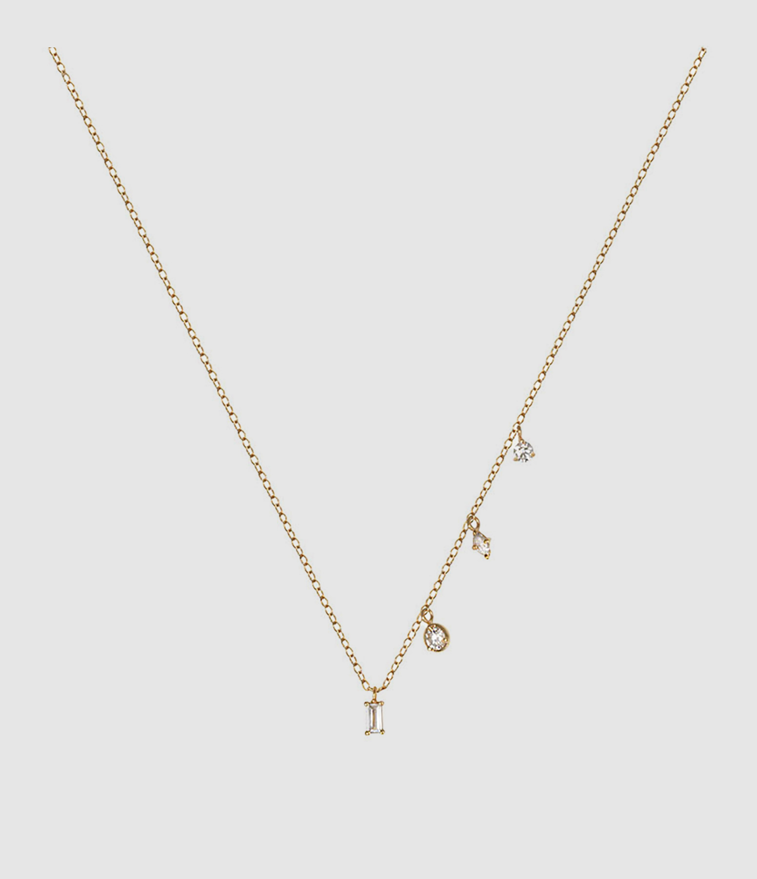Collier Buzios Marquise Diamants Or Jaune