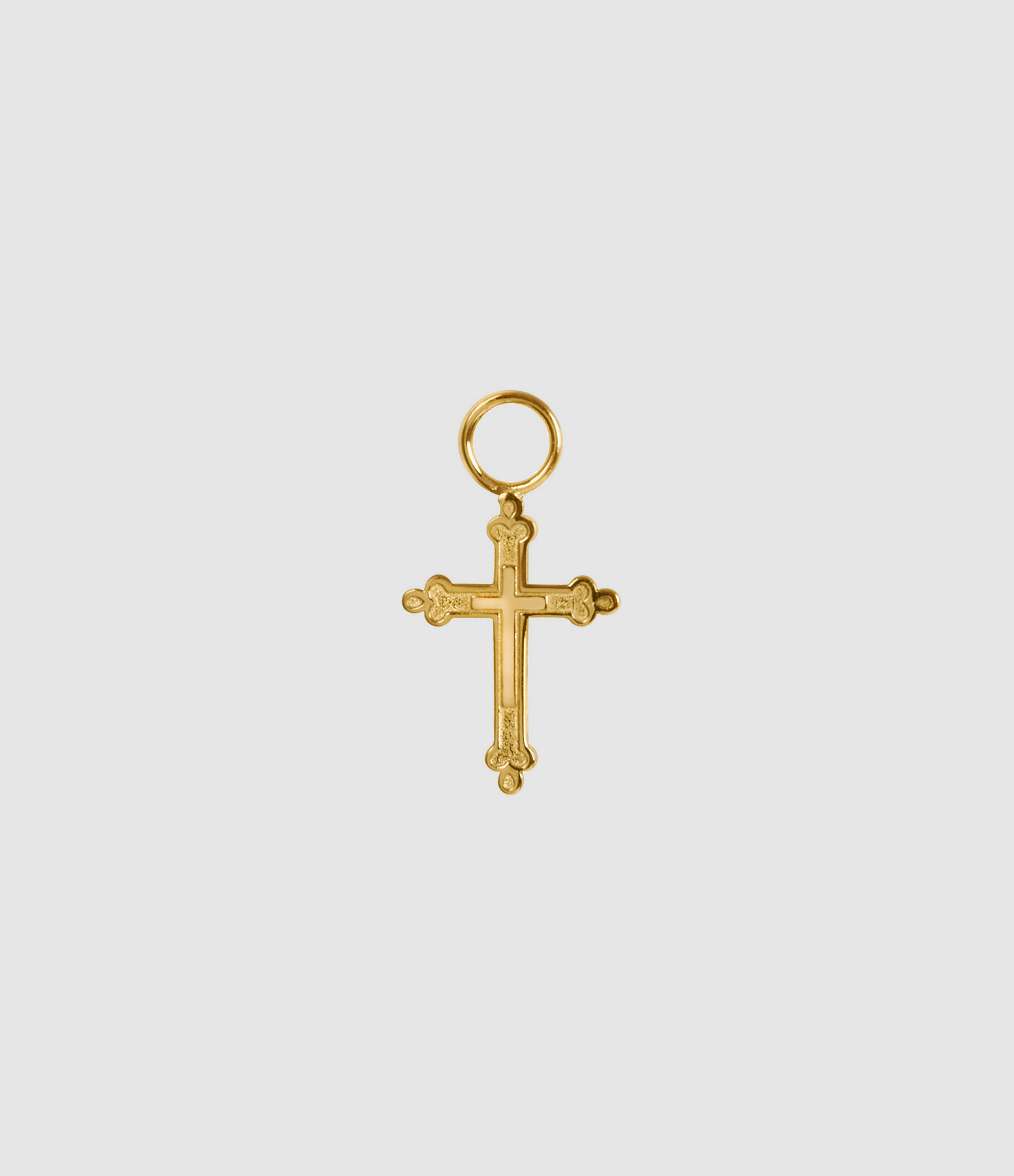 Mini Charm Croix Or