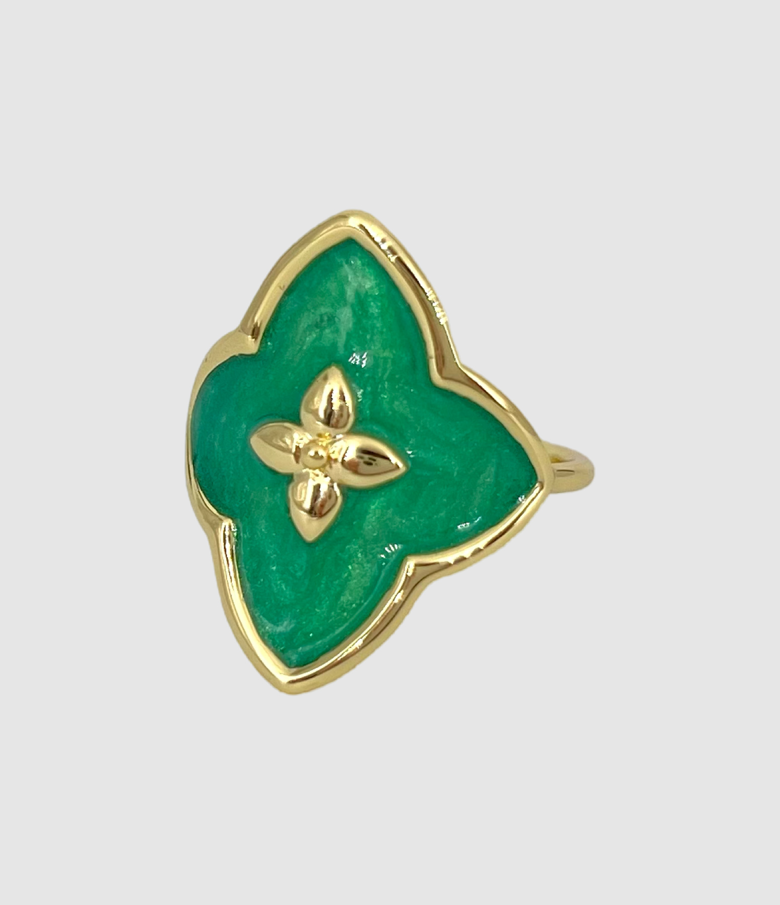 Bague Angie Laquée Vert