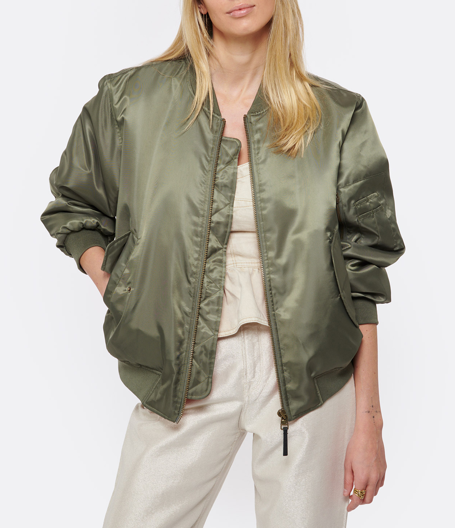 Veste Bomber Leon Kaki