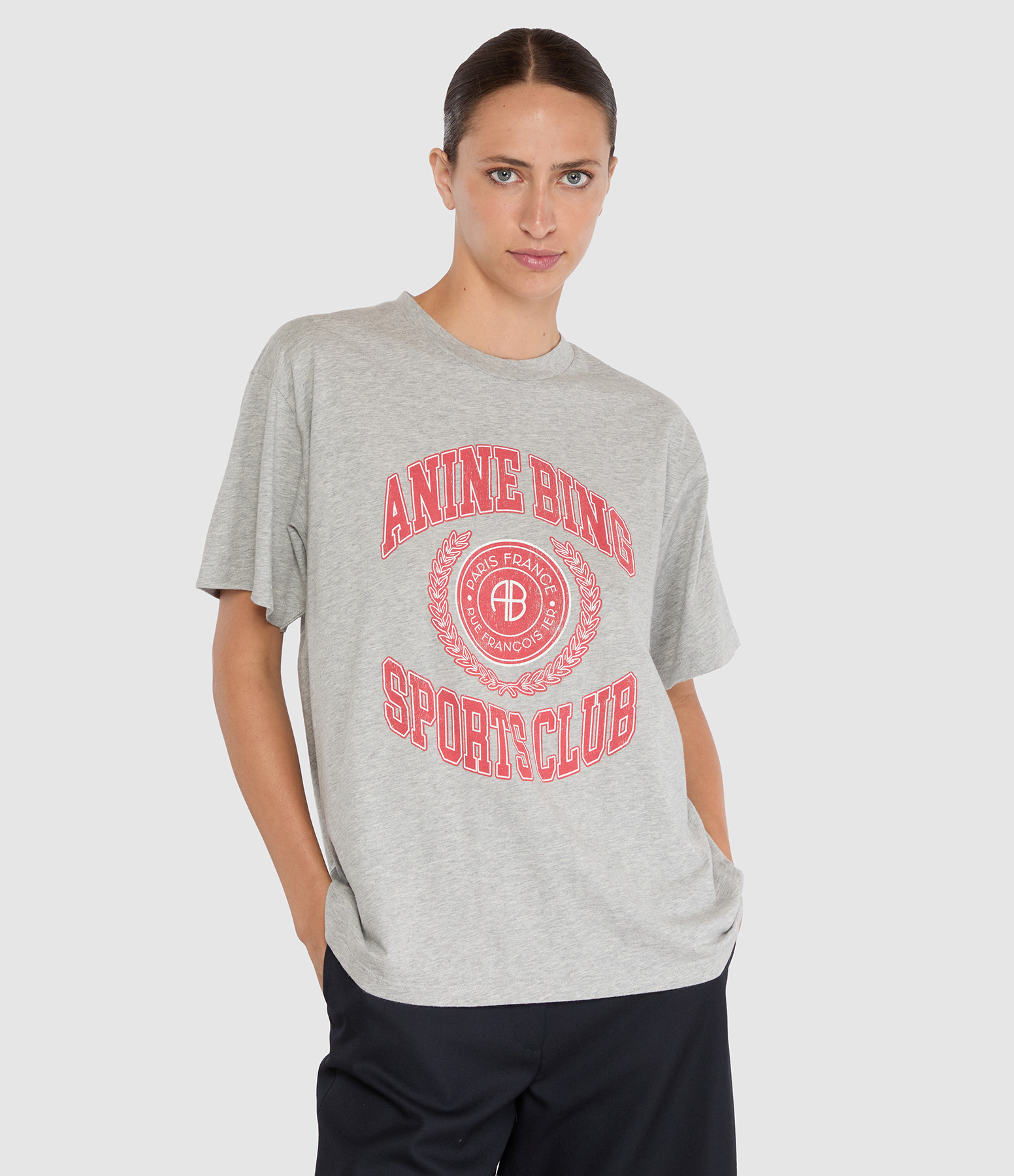 Tee Shirt Cade Collegiate Grey