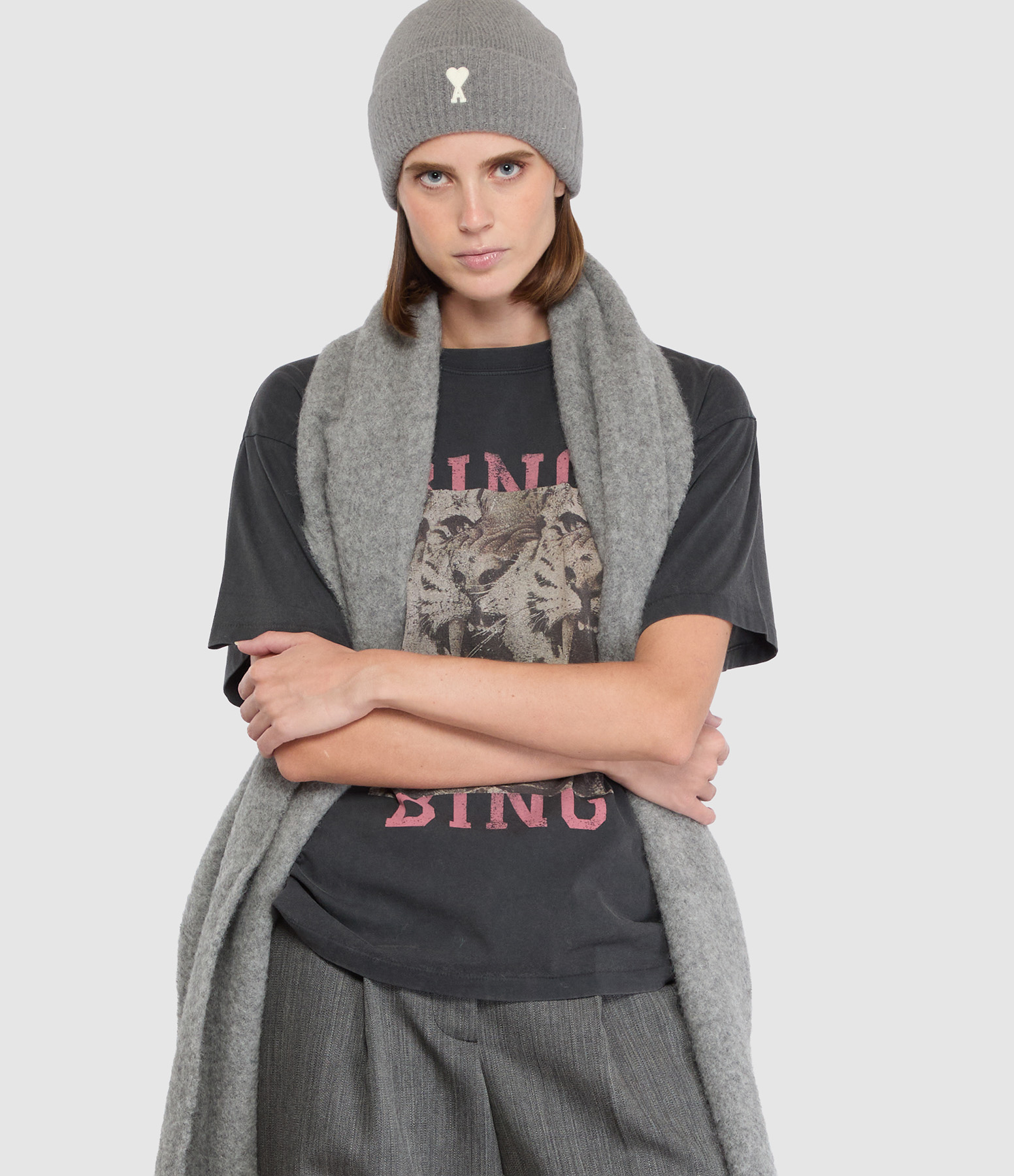 Tee Shirt Cade Tiger Bing Washed Black