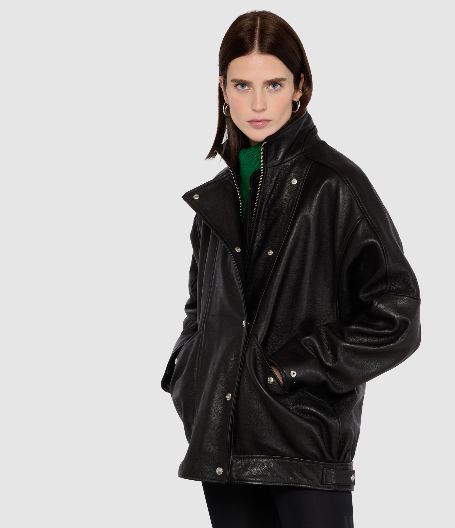 Veste Sandy Black Leather