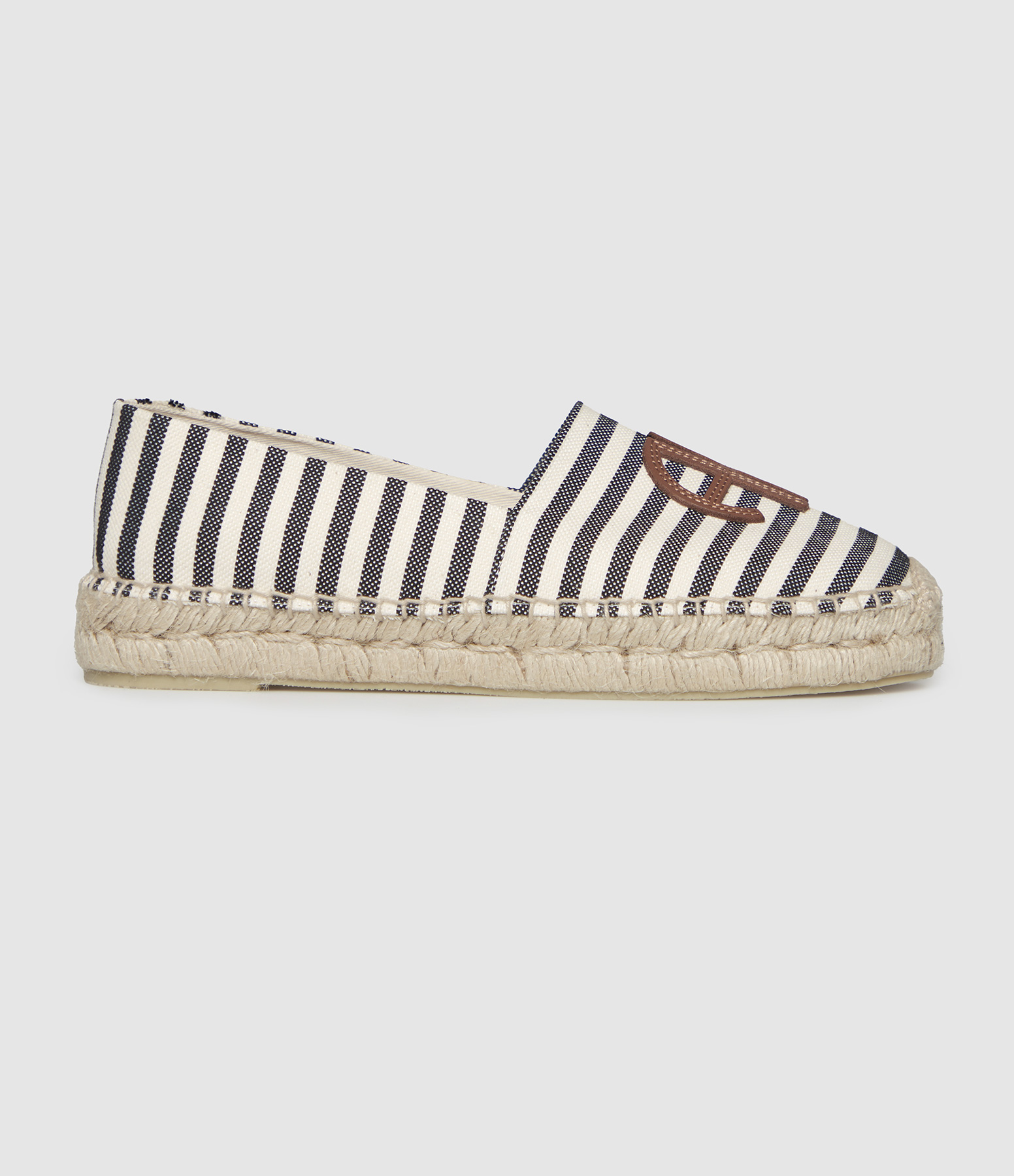 Espadrilles Paloma Stripe Black And Natural