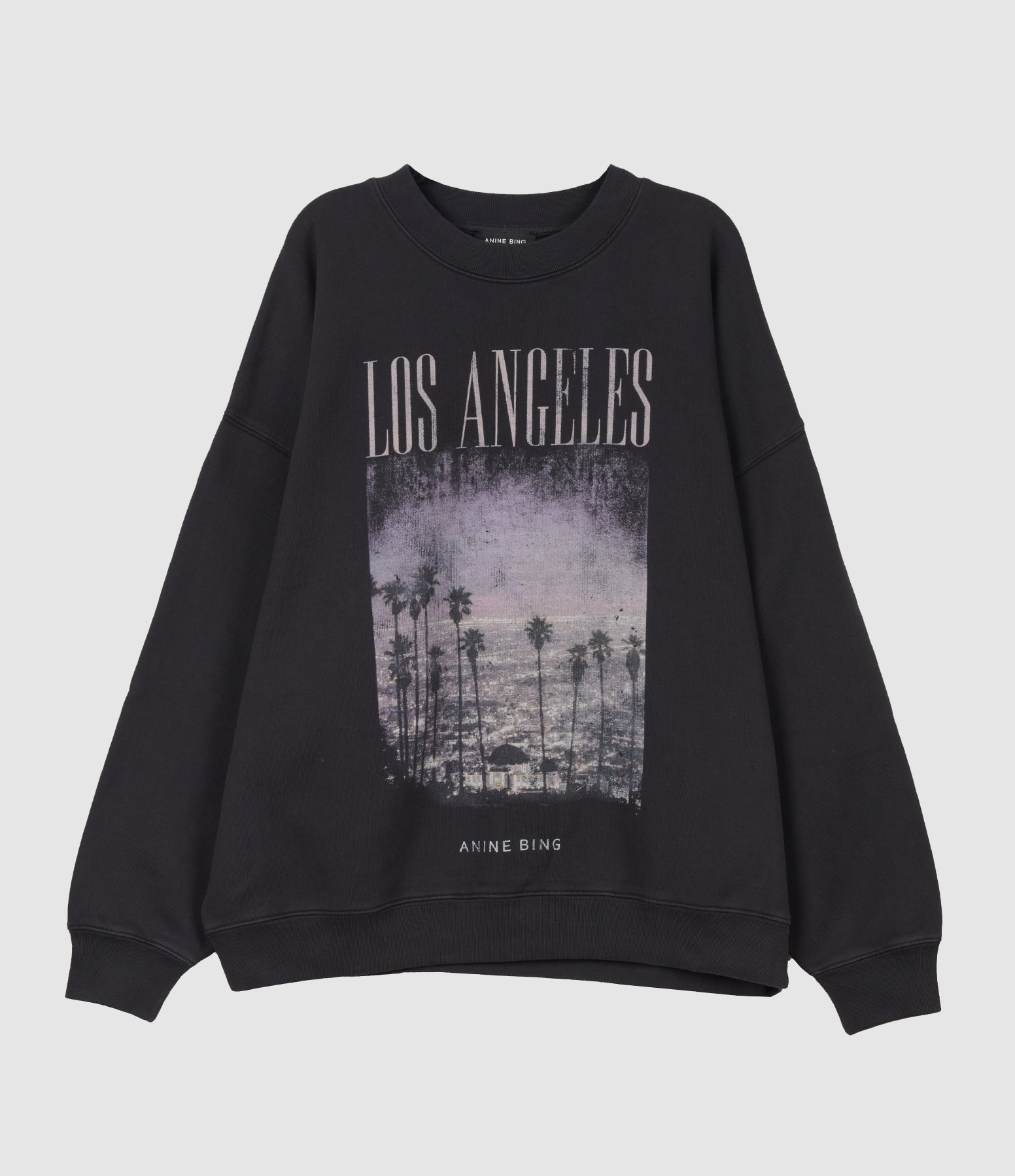 Sweatshirt Miles Los Angeles Vintage Black