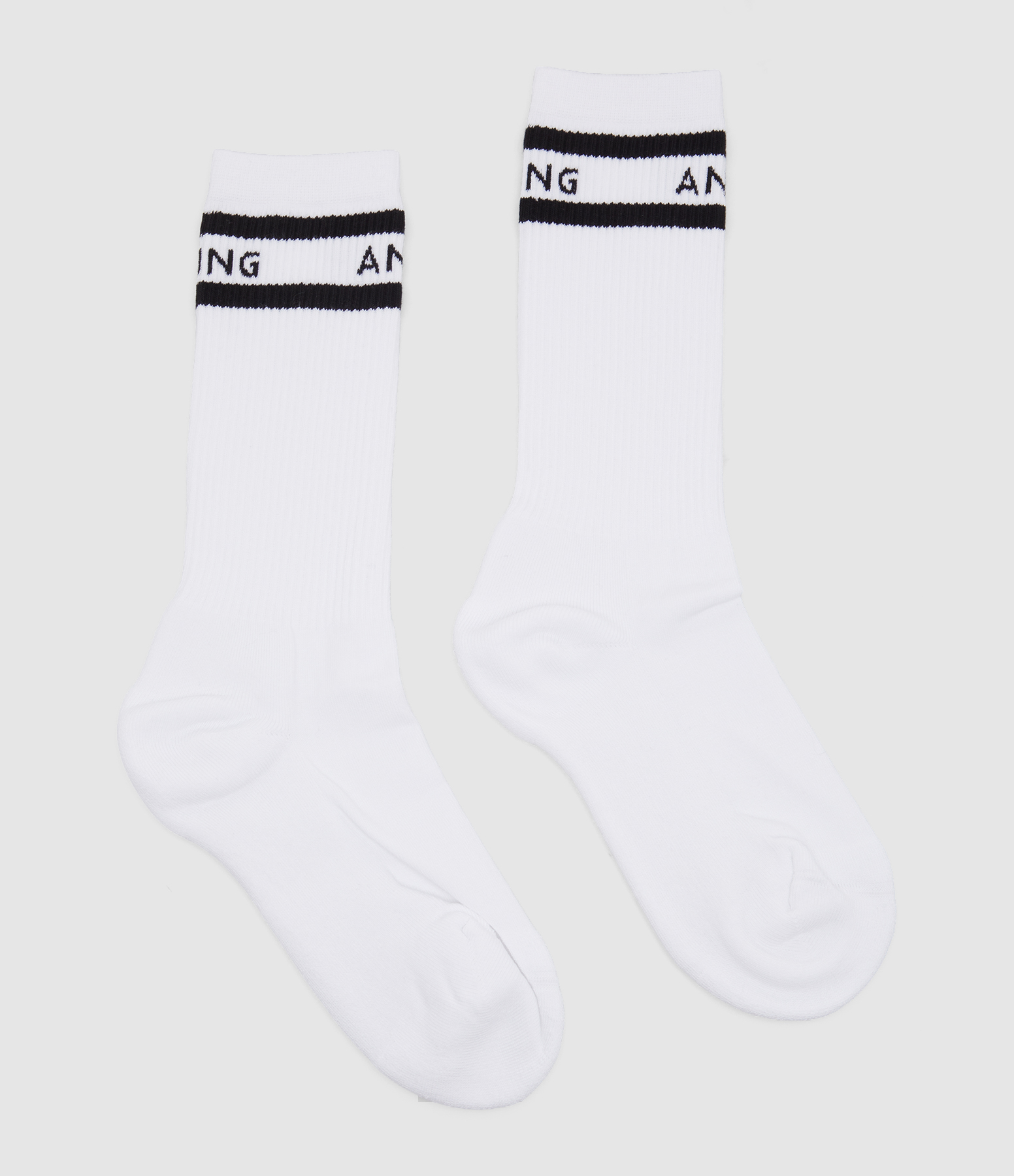 Chaussettes Sully Sporty White And Black Stripe