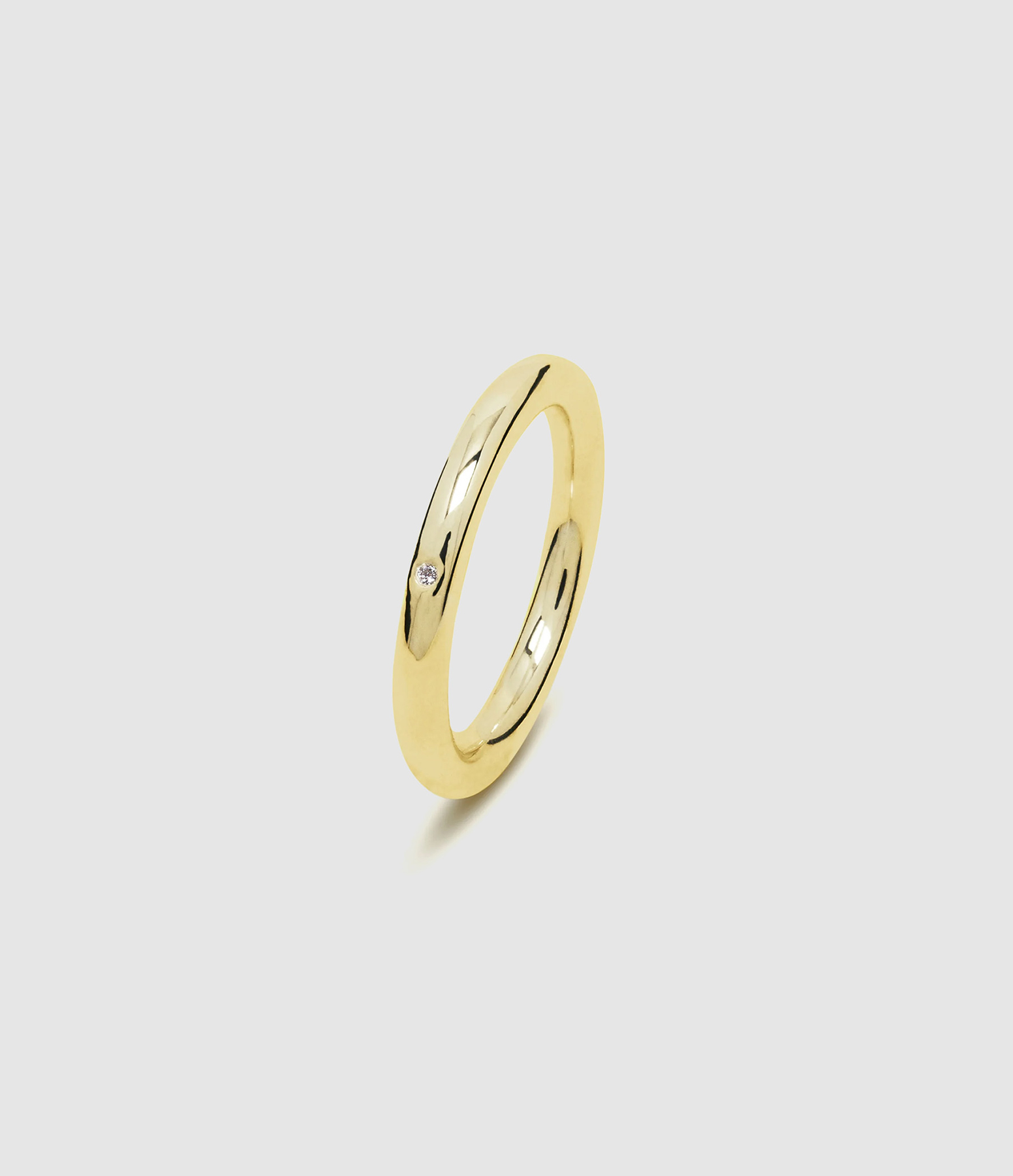Anneau 3.0 Vermeil Et Diamant