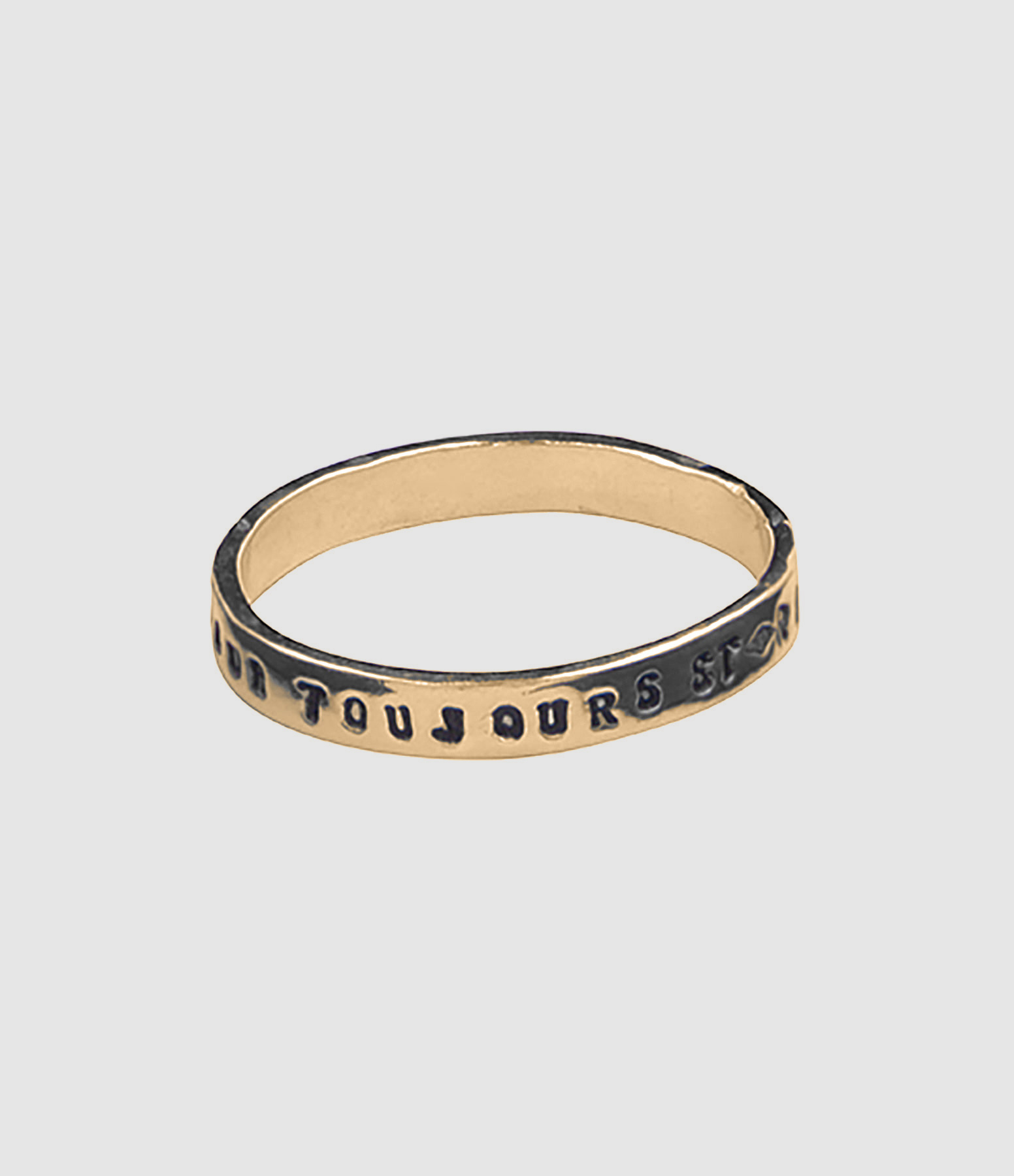Bague Rien n'est jamais... Vermeil