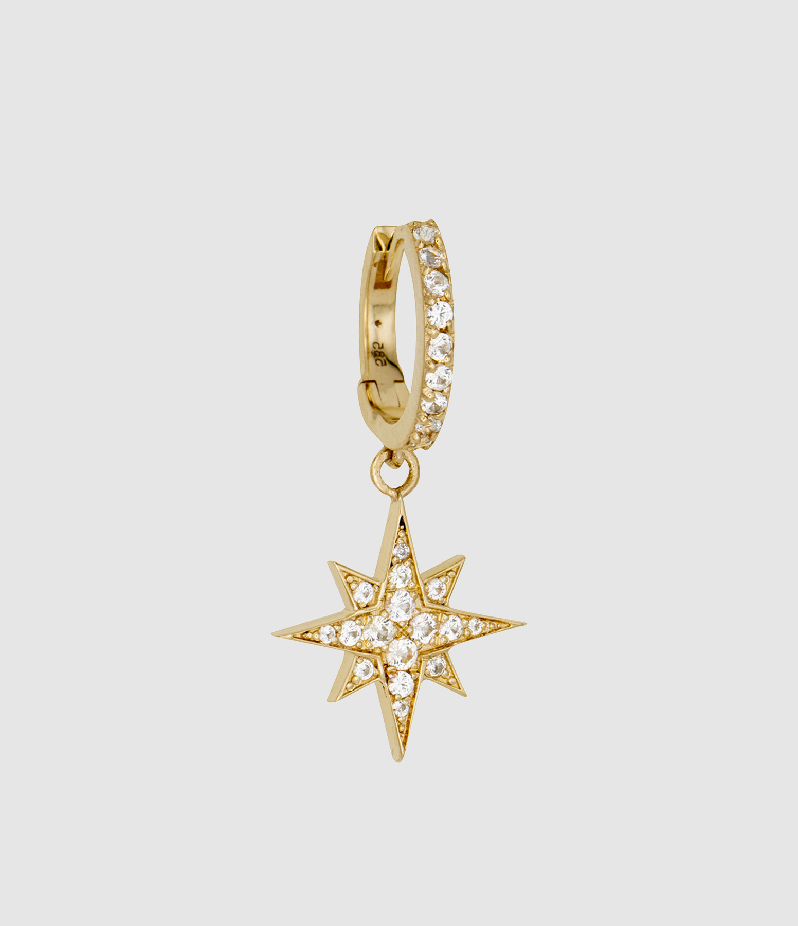 Créole Constellation Saphirs Blanc Or Jaune (vendue à l'unité)