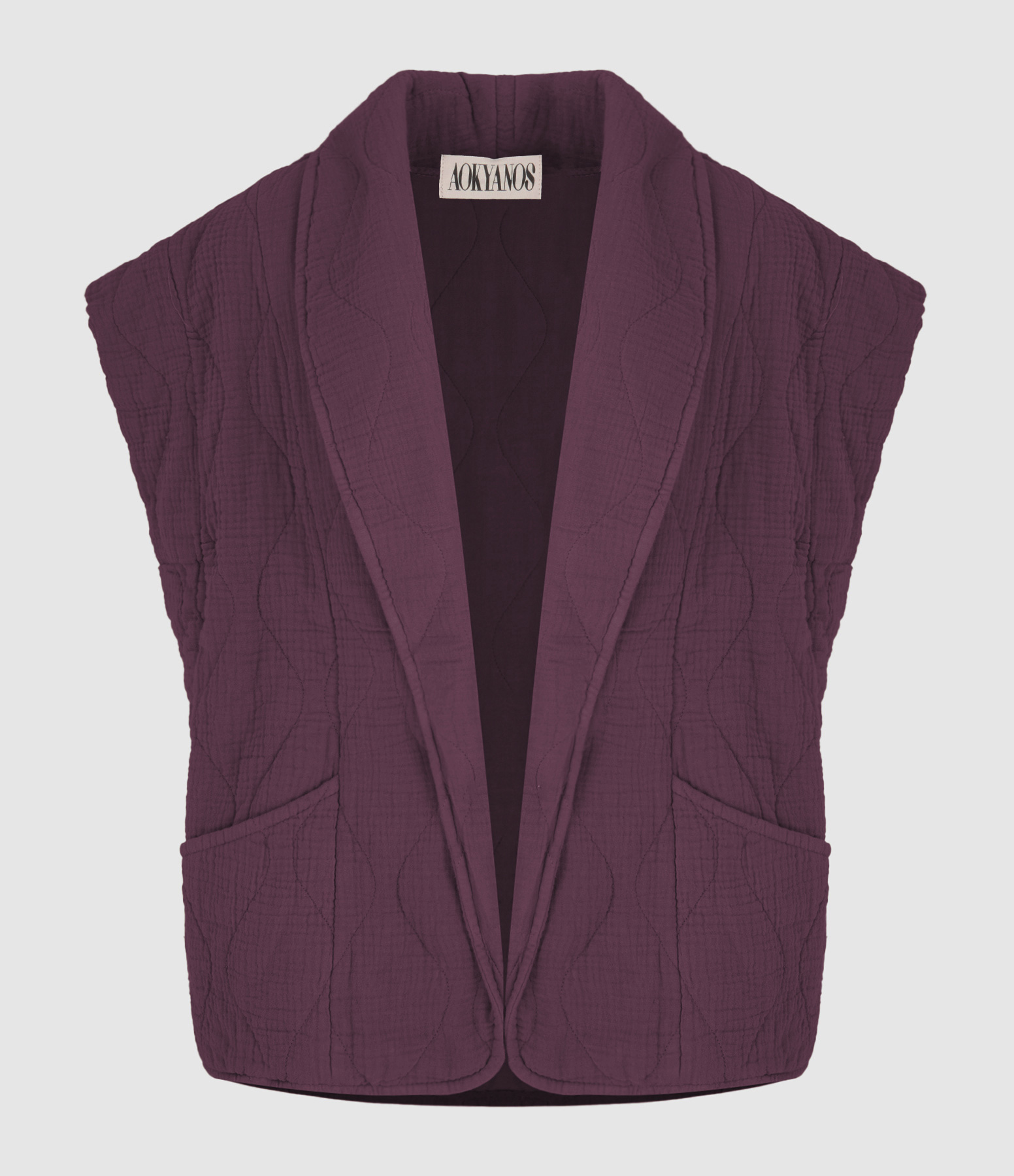 Veste Sans Manches Brooklyn Bordeaux