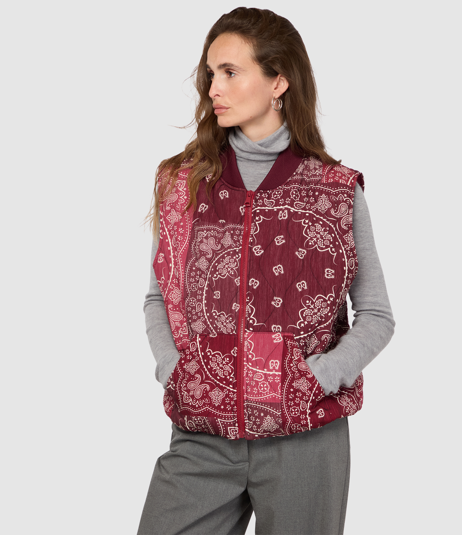 Veste Kodiak Patch Bordeaux
