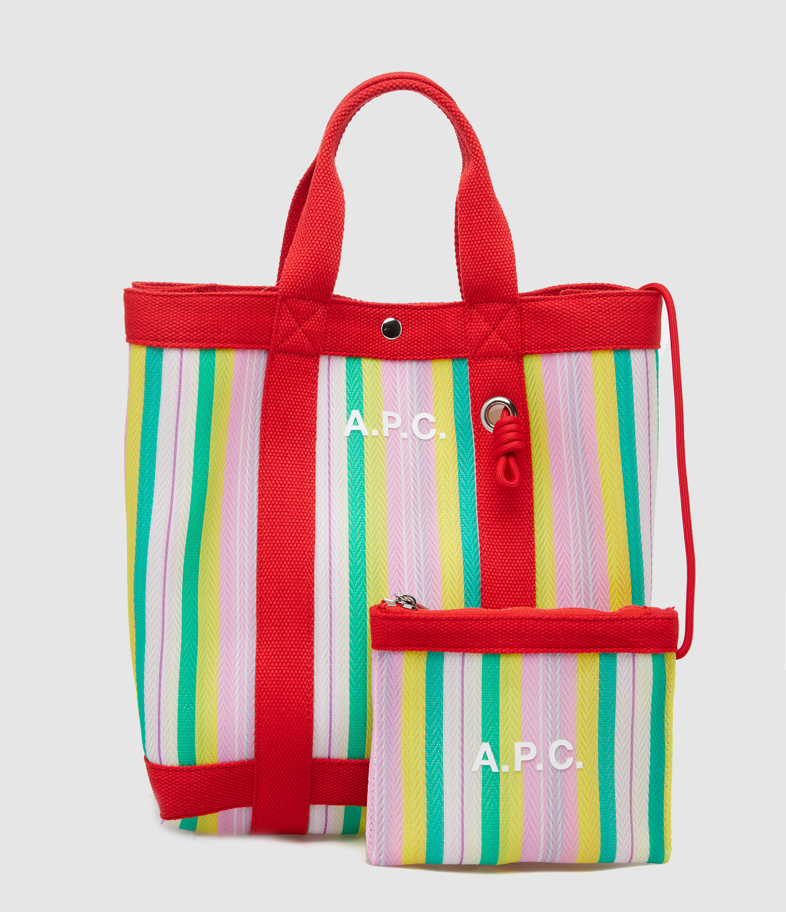 Cabas Myrtille Rose Multicolore, Capsule High Summer