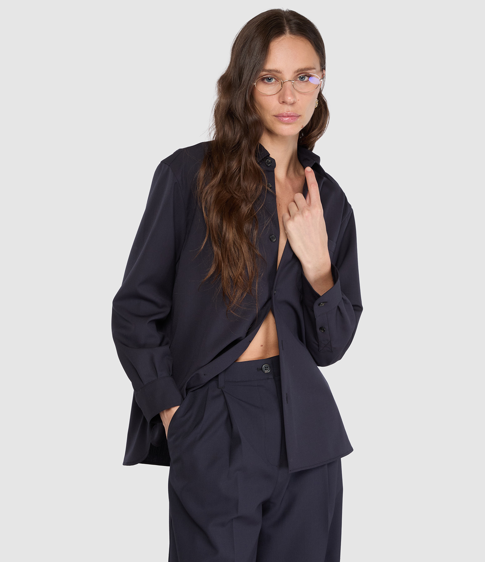 Surchemise Sandra Dark Navy