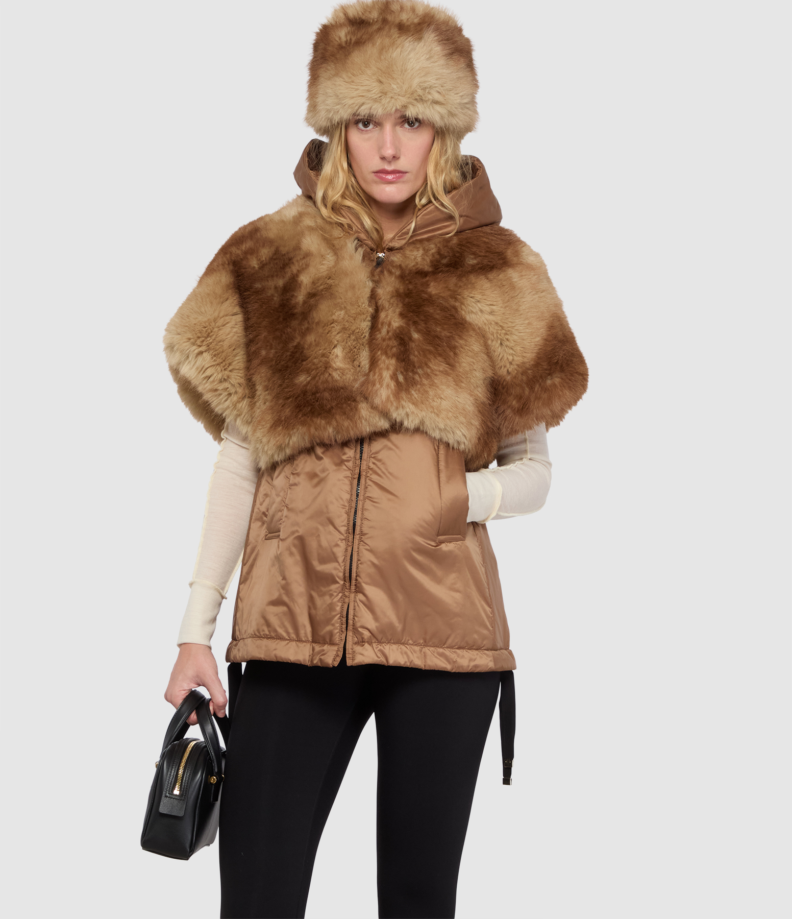 Plastron Devin Blonde Mink