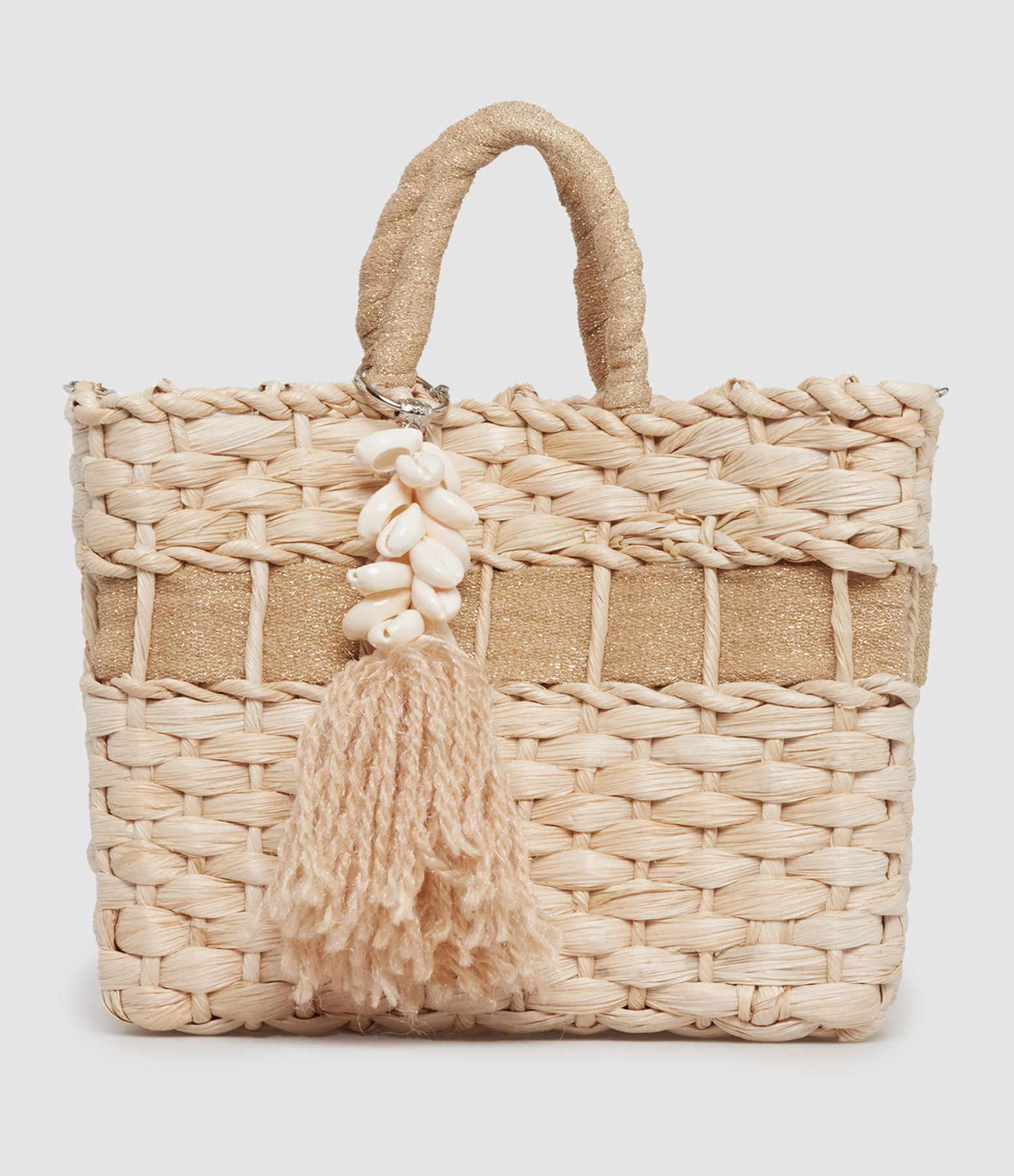 Mini Sac Rosana Lurex Jaune