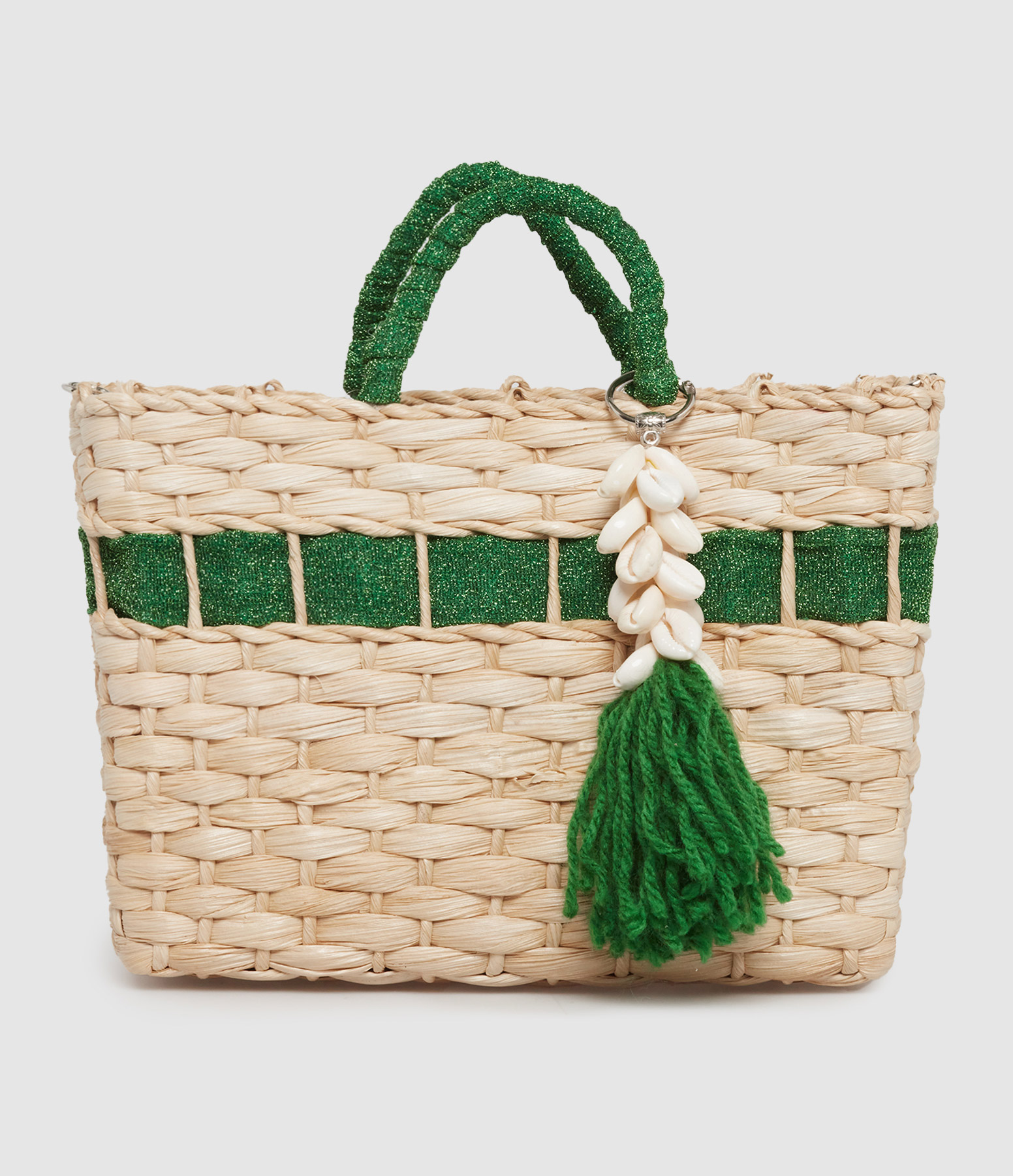 Mini Sac Rosana Lurex Vert