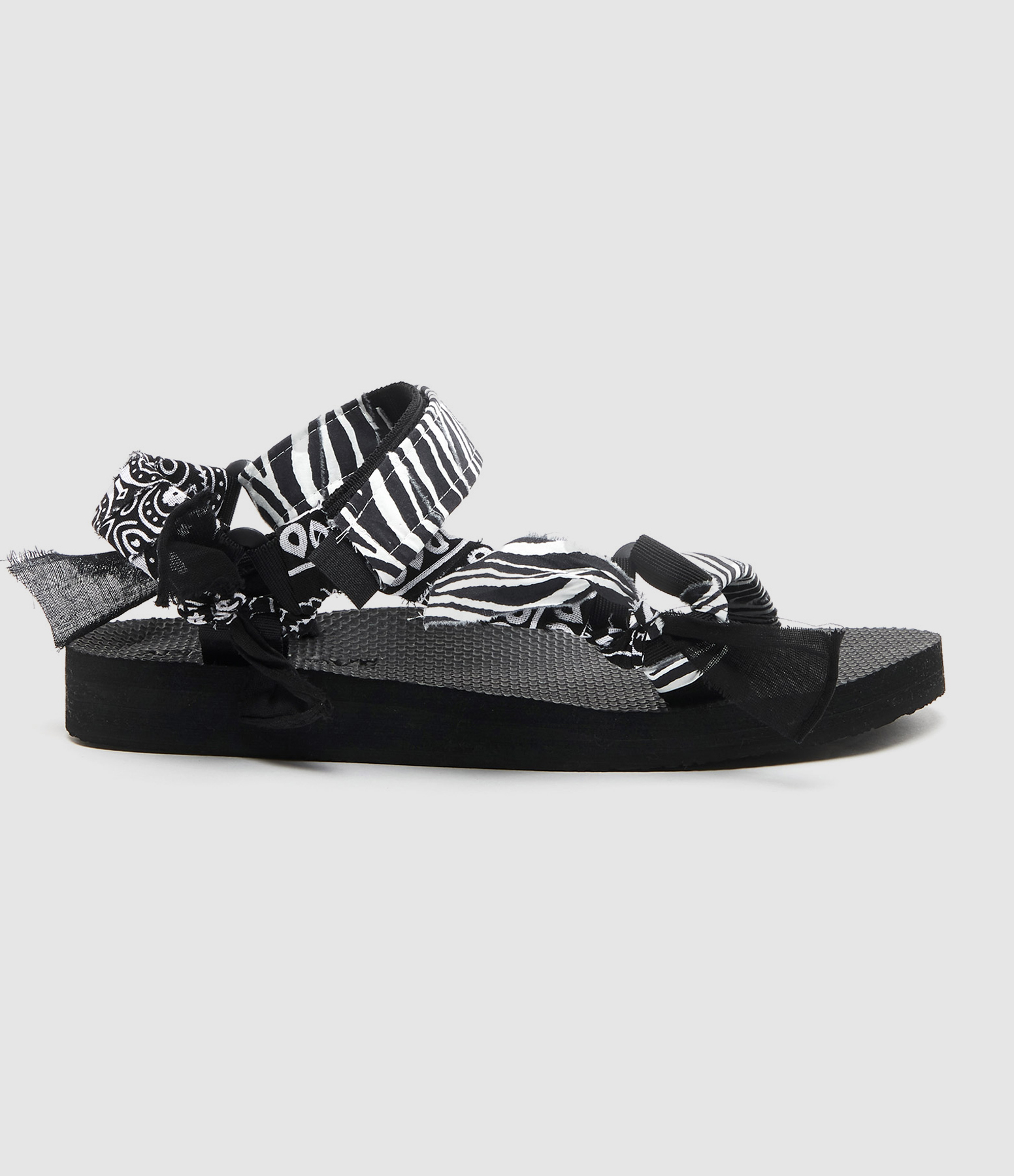 Sandales Trekky Imprimé Zèbre Bandana, Exclusivité Lulli