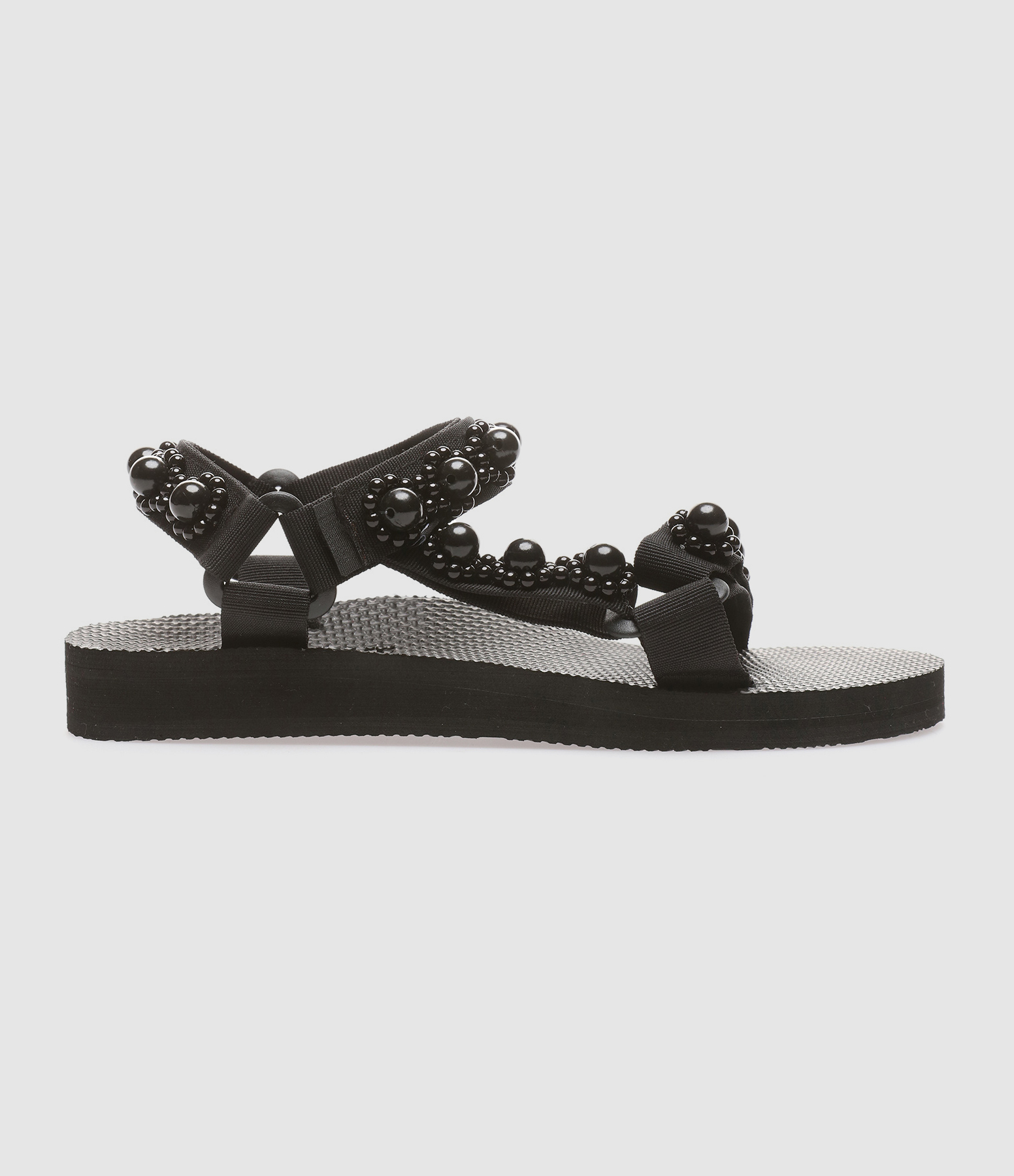 Sandales Trekky Bonpoint X ARIZONALOVE – Taille 34/35 Filles, Noir Simili Cuir, Neuf Avec Boîte