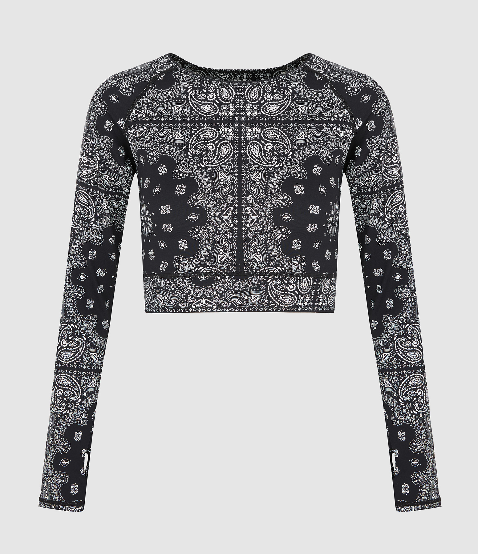 Tee-Shirt Yoga Long Sleeve Noir