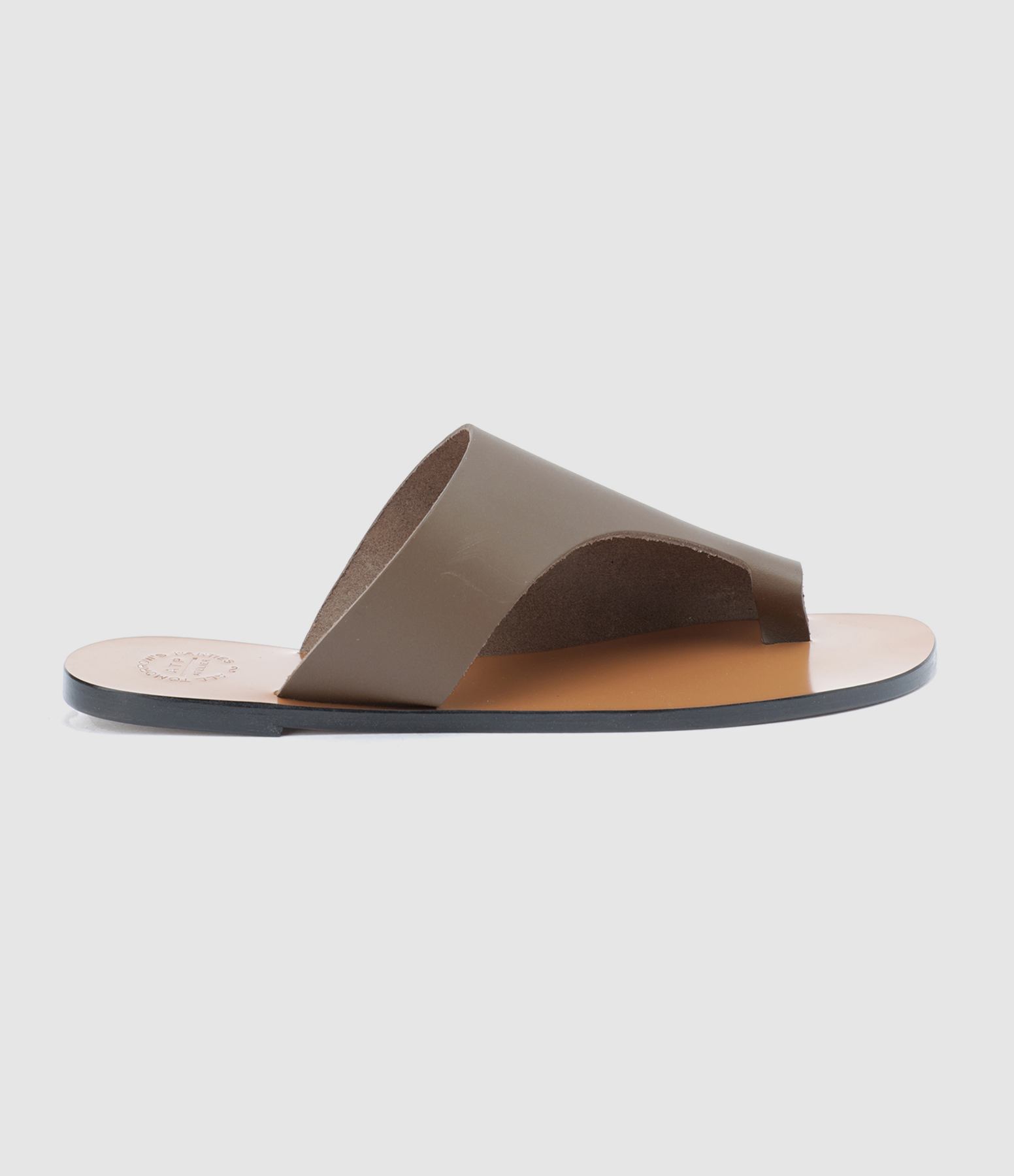 Mules Rosa Vachette Kaki Marron