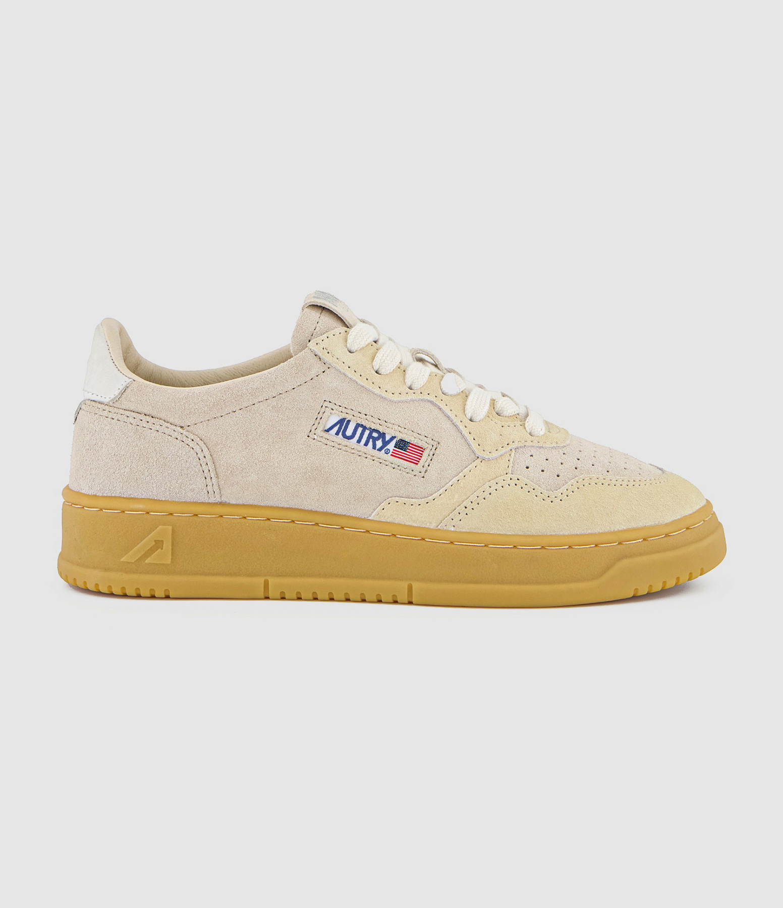 Baskets Medalist Daim Beige, Jaune