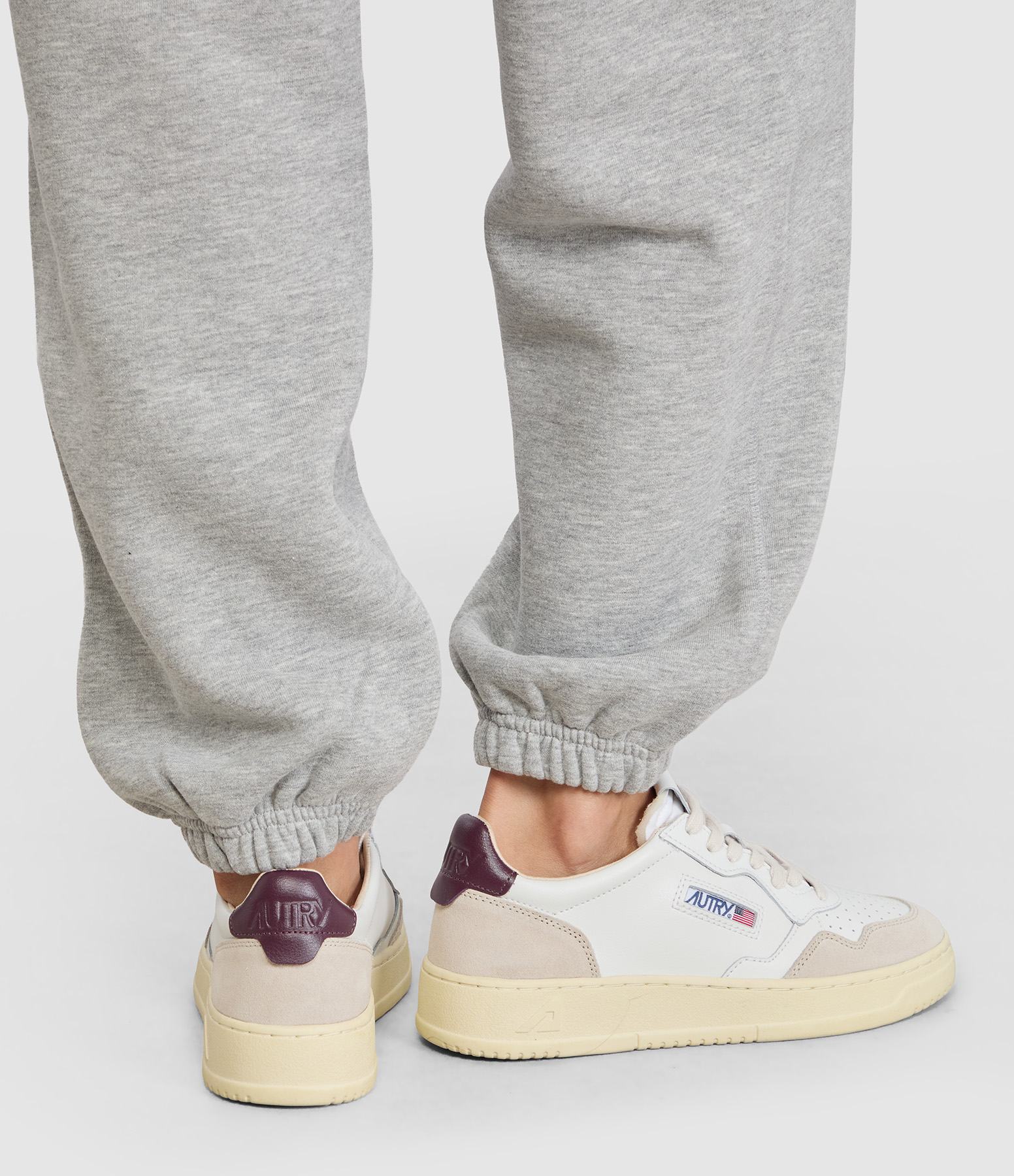 Baskets Medalist Low Leat Suede White Fig