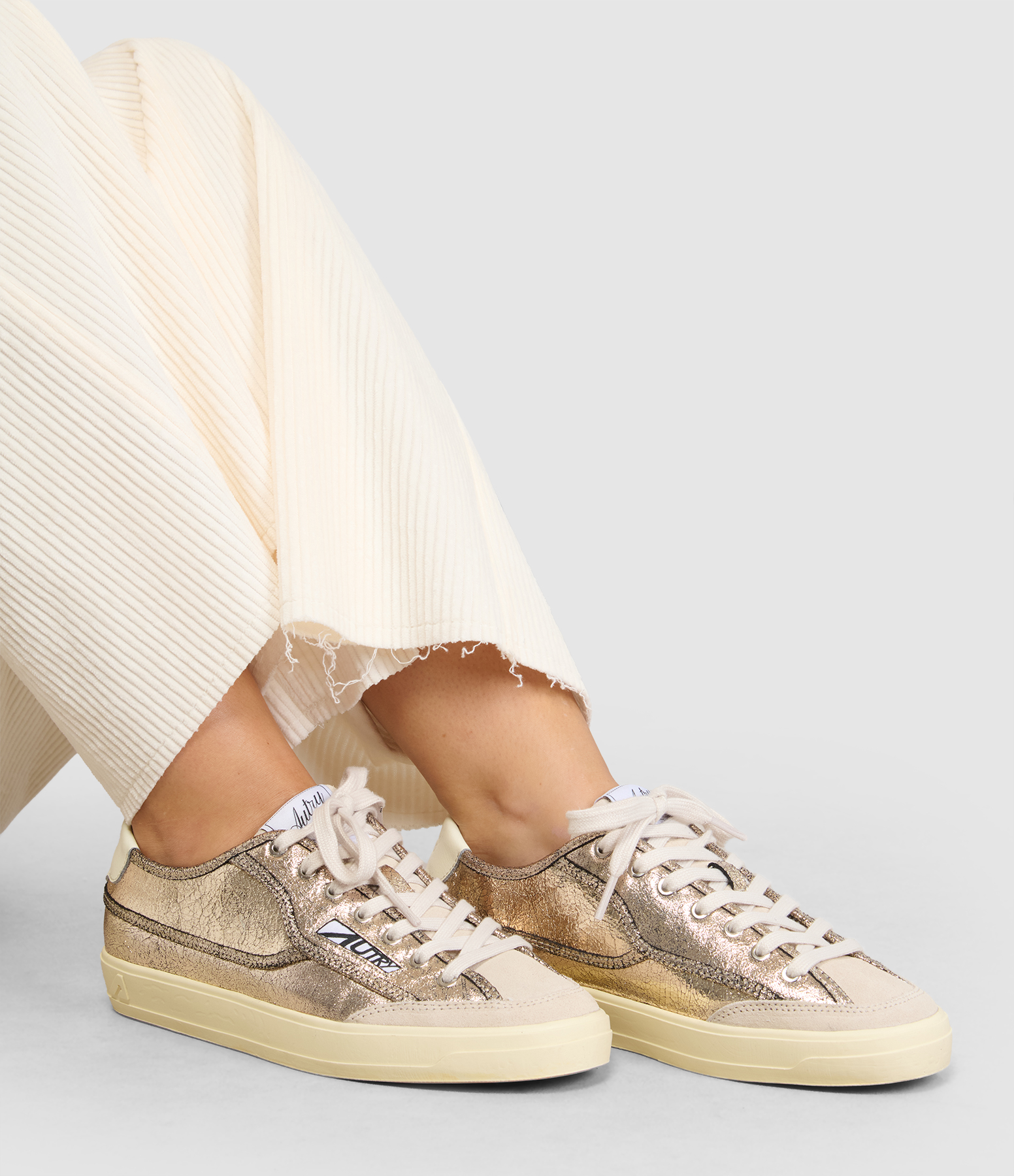 Baskets Windscape Low Cracklam Platinium Marshmallow, Capsule Flash