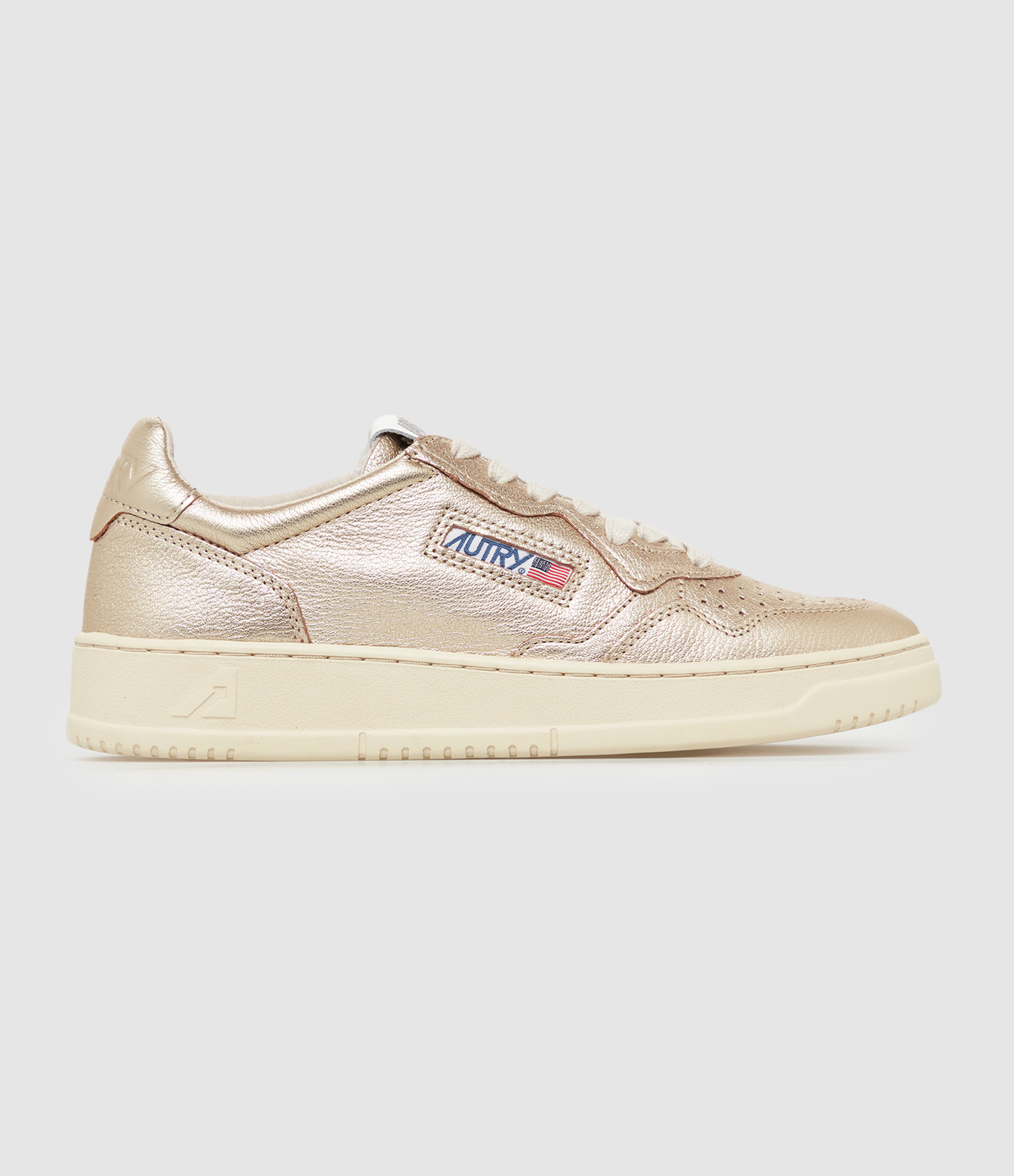 Baskets Medalist Cuir Platine