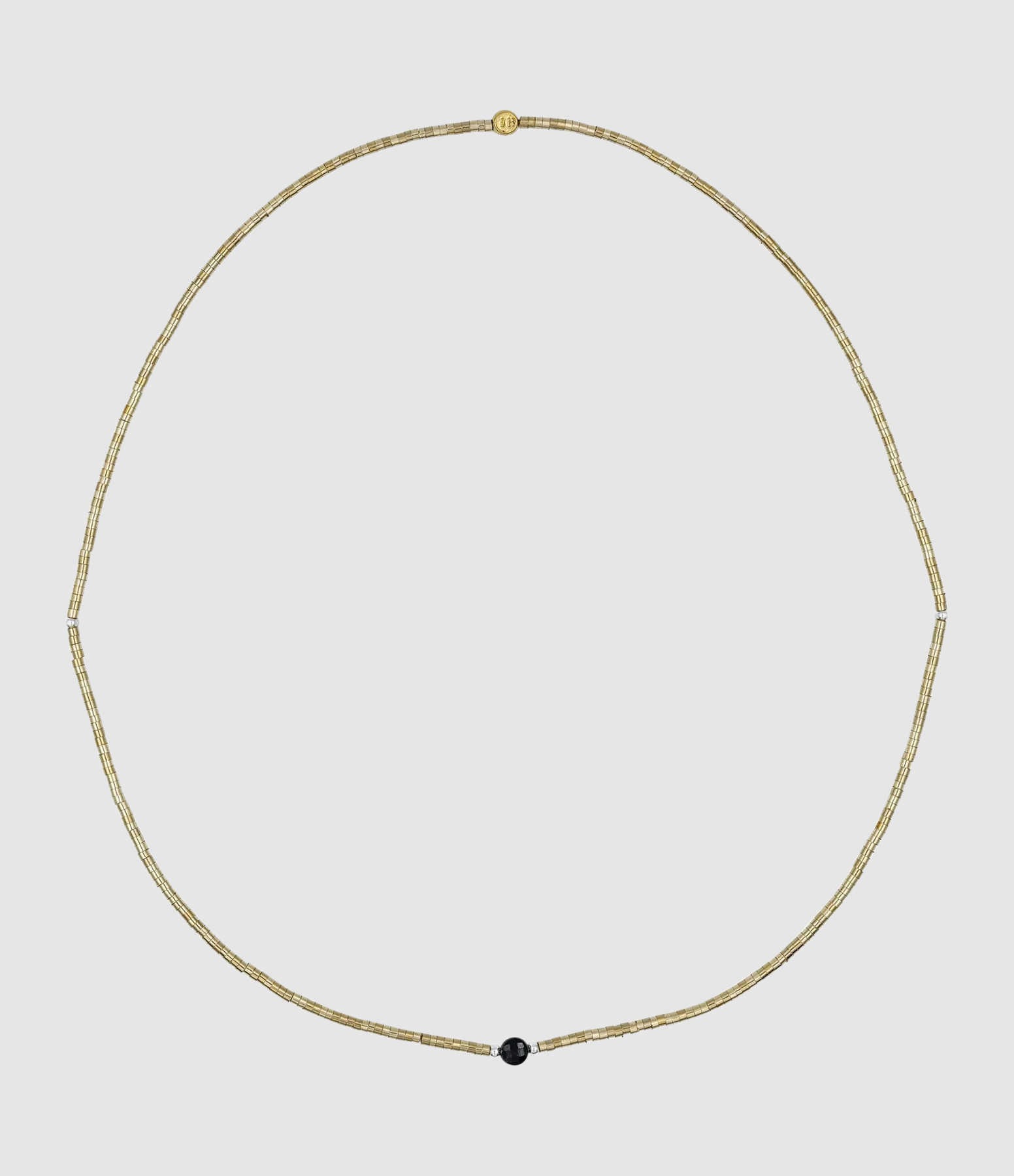 Collier Ras De Cou Ava Gold Spinelle Gold 38 cm