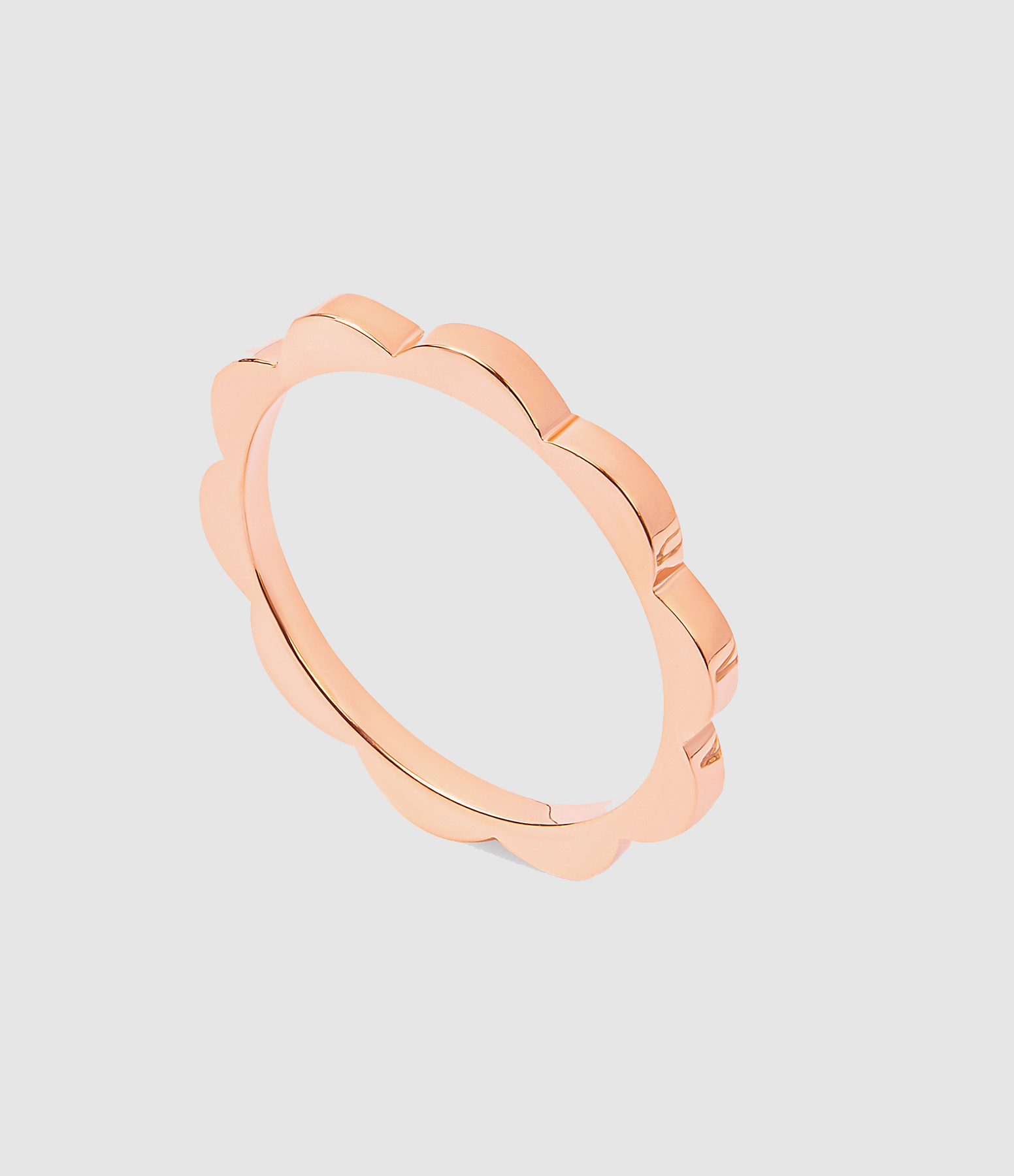 Bague La Vague Or Rose