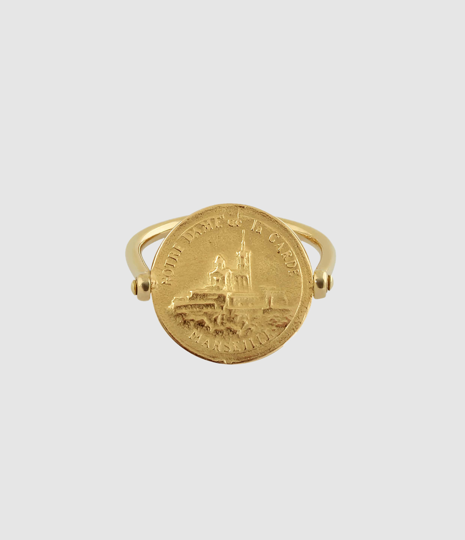 Bague Massilia Notre-Dame de la Garde Or Jaune