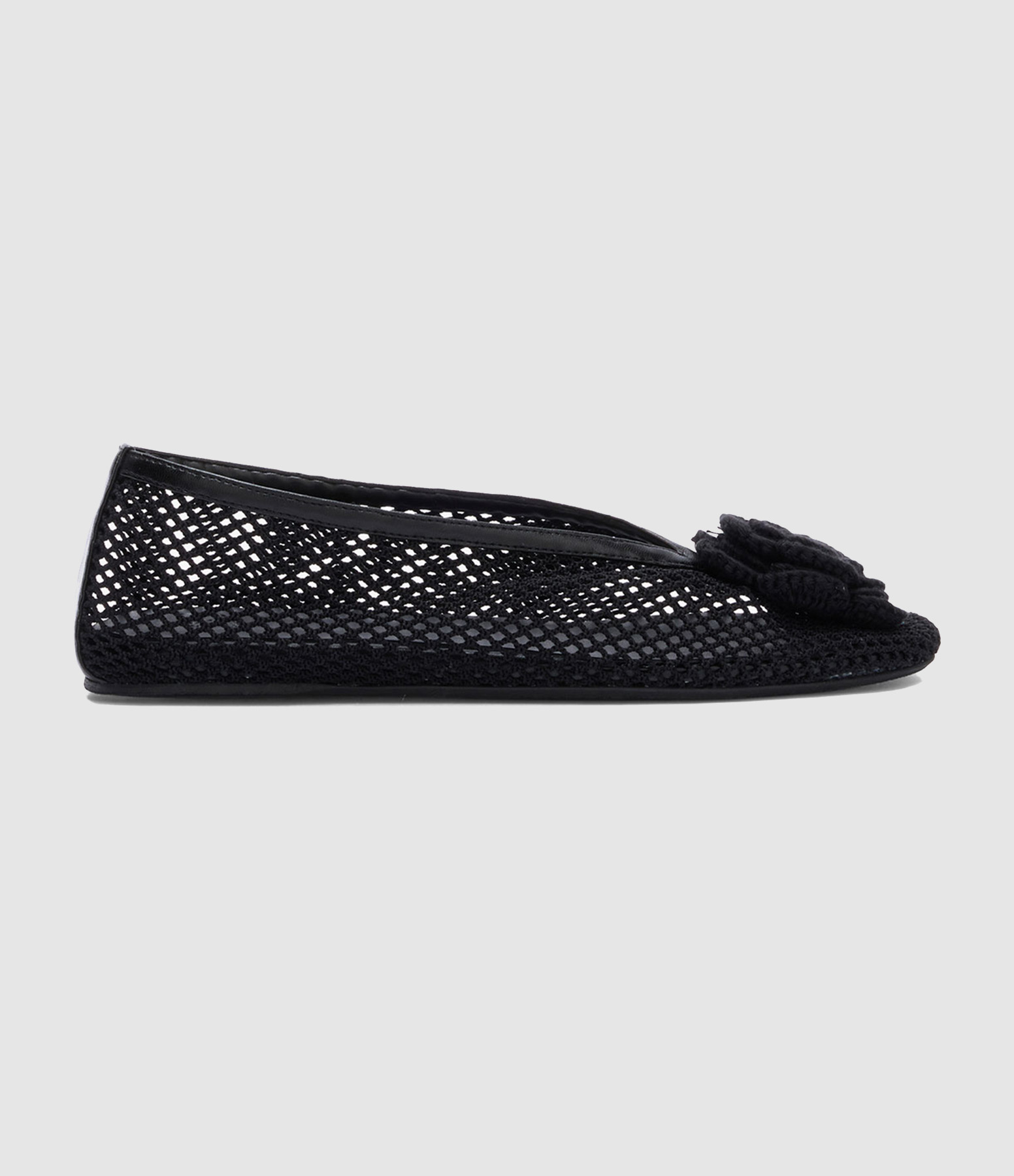 Ballerines Jenny Mesh Flower Black