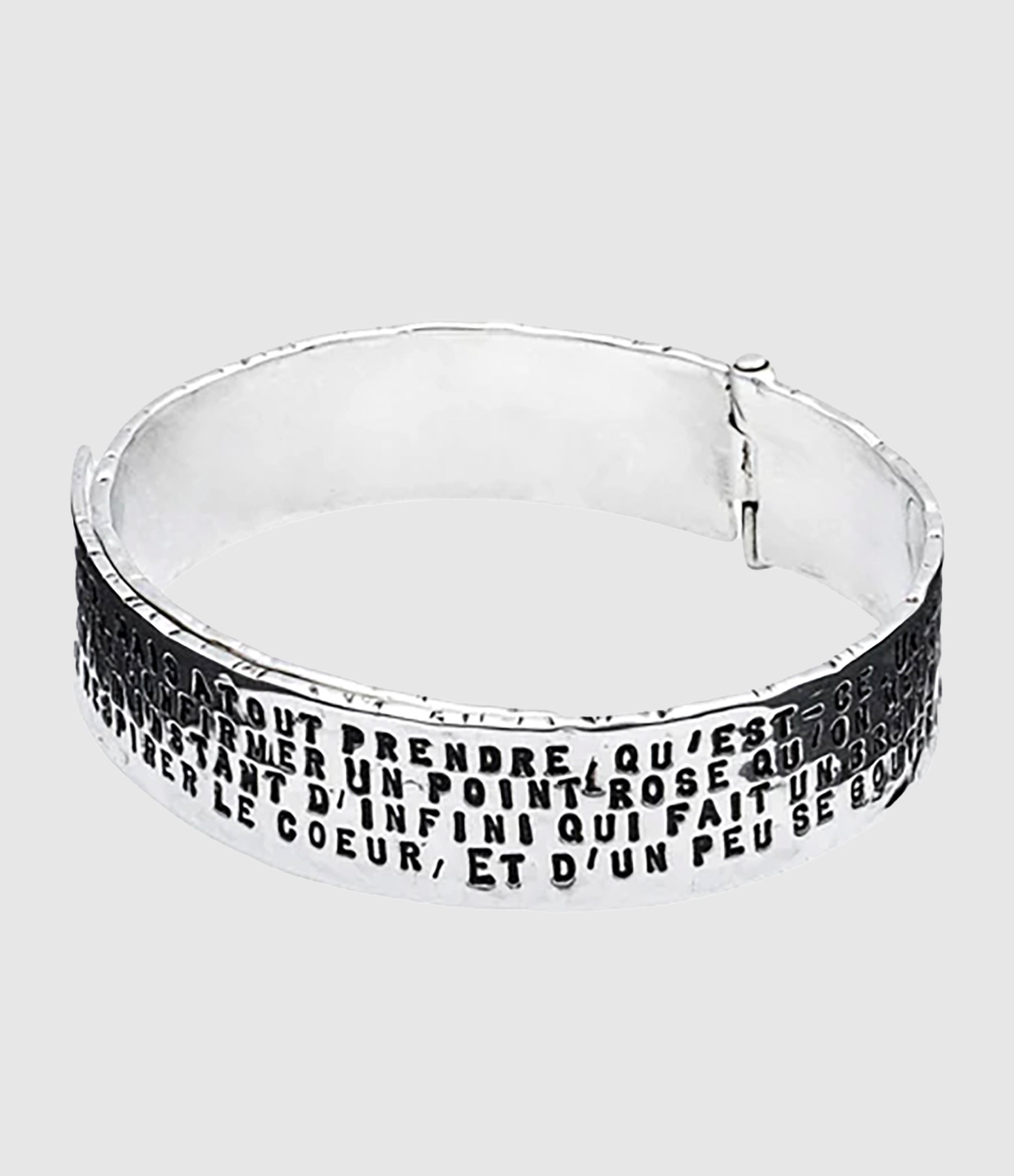 Bracelet Edmond Rostand Riveté Argent