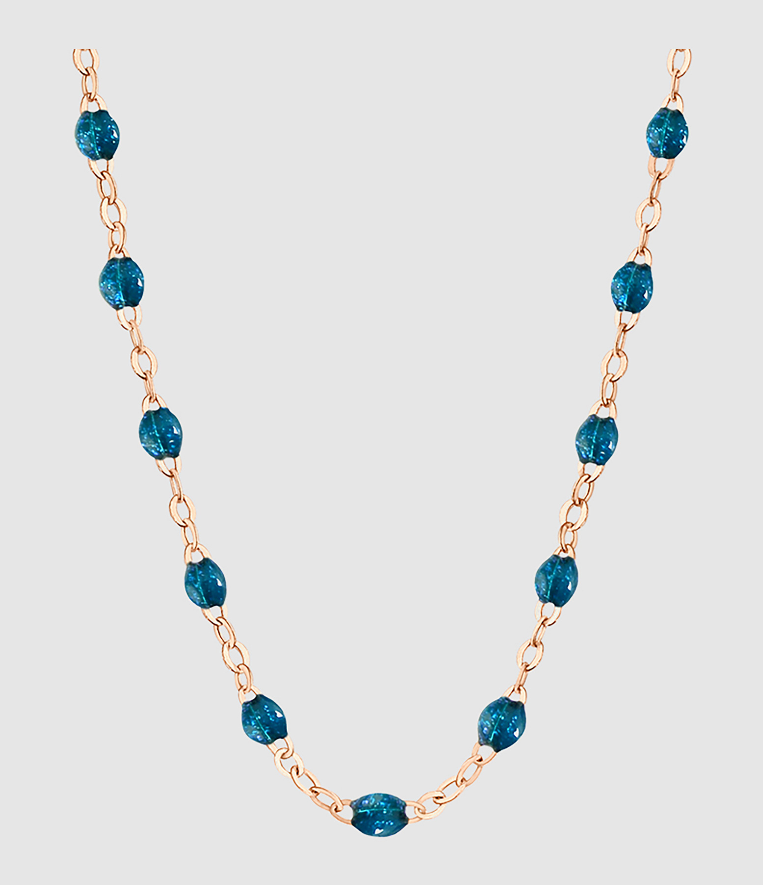 Collier Fantaisie En Résine Avec Plaques Ovales Et Perles Noires – Poids 86 Grammes – Modèle W743