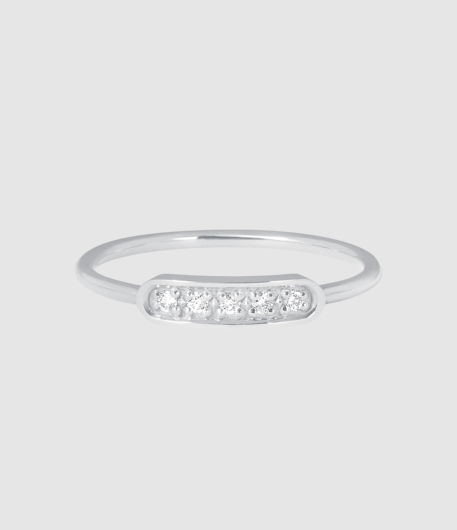 Bague Ama Or Blanc Diamants