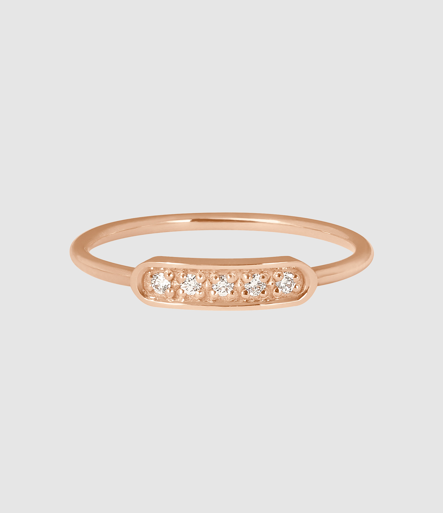 Bague Ama Or Rose Diamants
