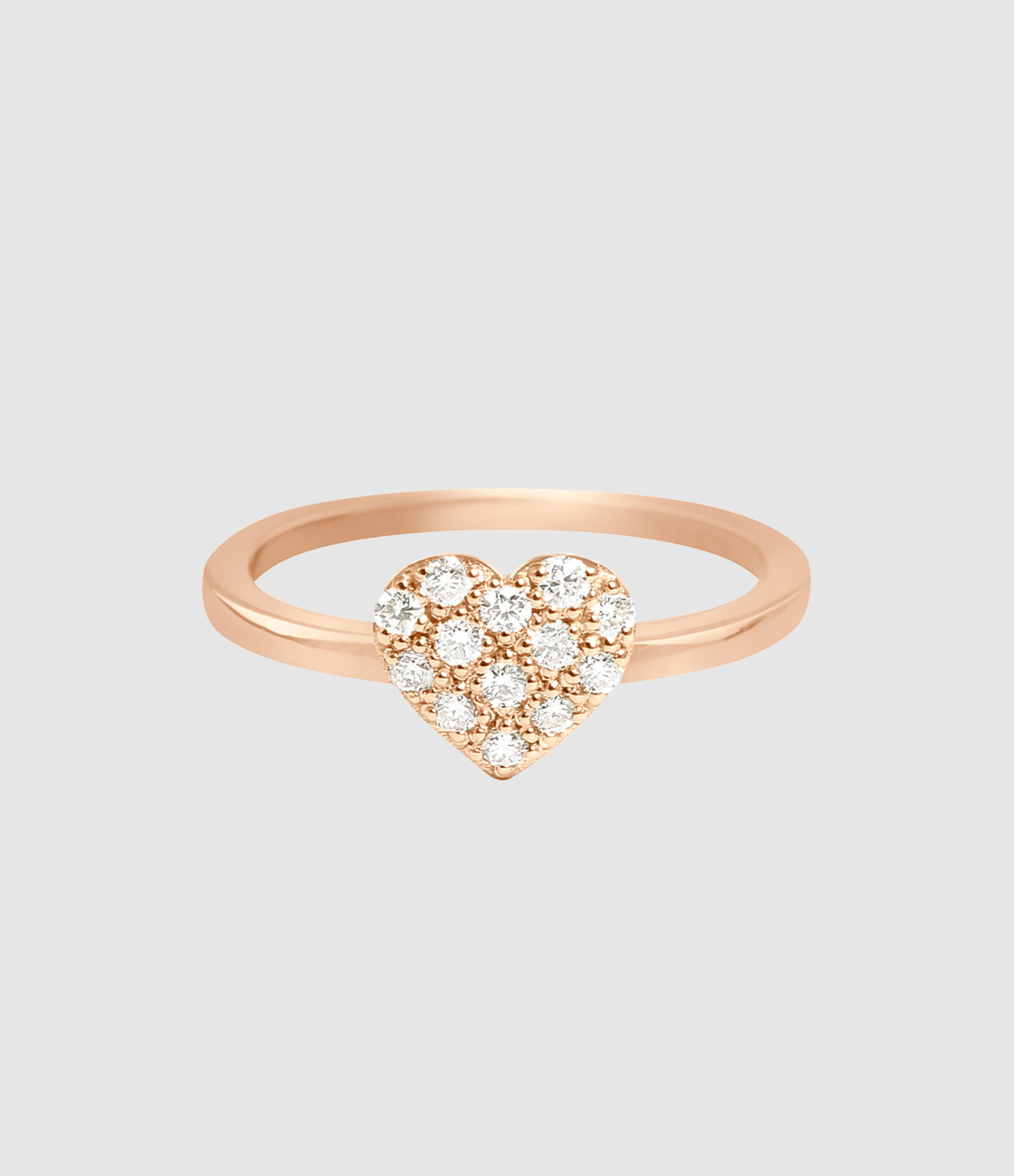 Bague In Love Diamants Or Rose