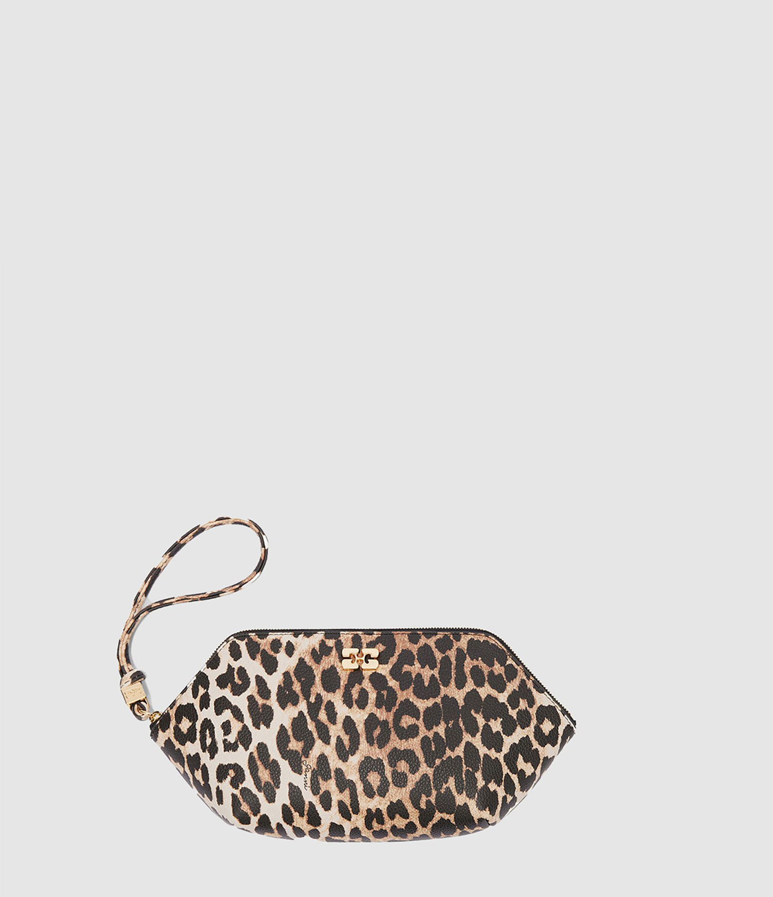 Pochette de Maquillage Bou Make Up Pouch Printed Grained Almond Milk