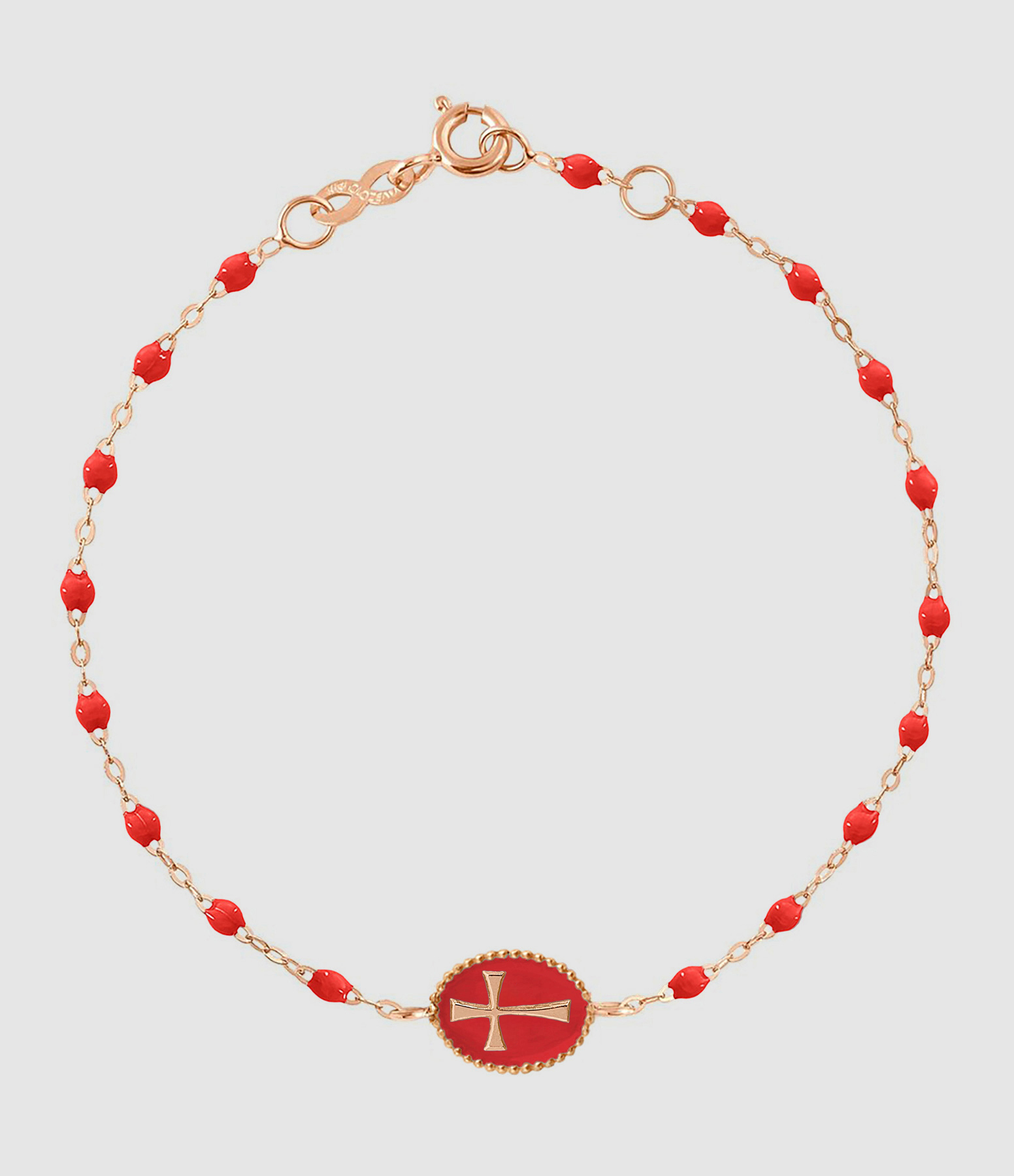 Bracelet Croix Résinée Résine Or