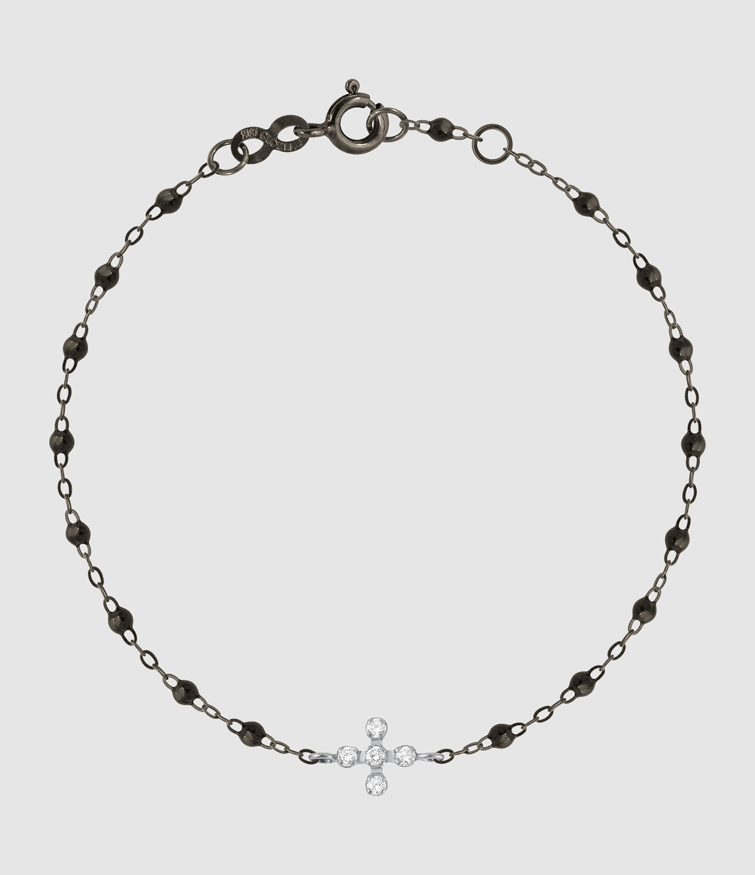 Bracelet Spark Or Noir Diamants 17cm