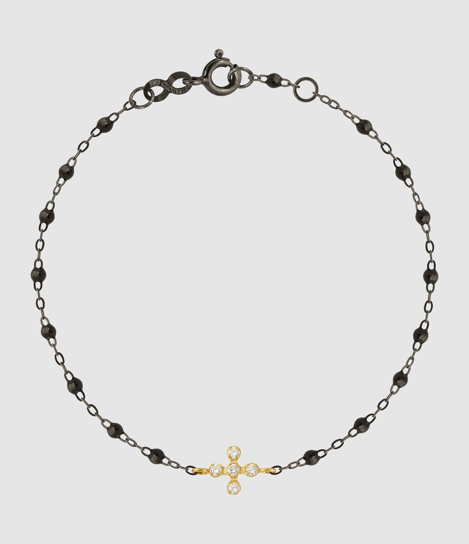 Bracelet Spark Or Noir Diamants 17cm