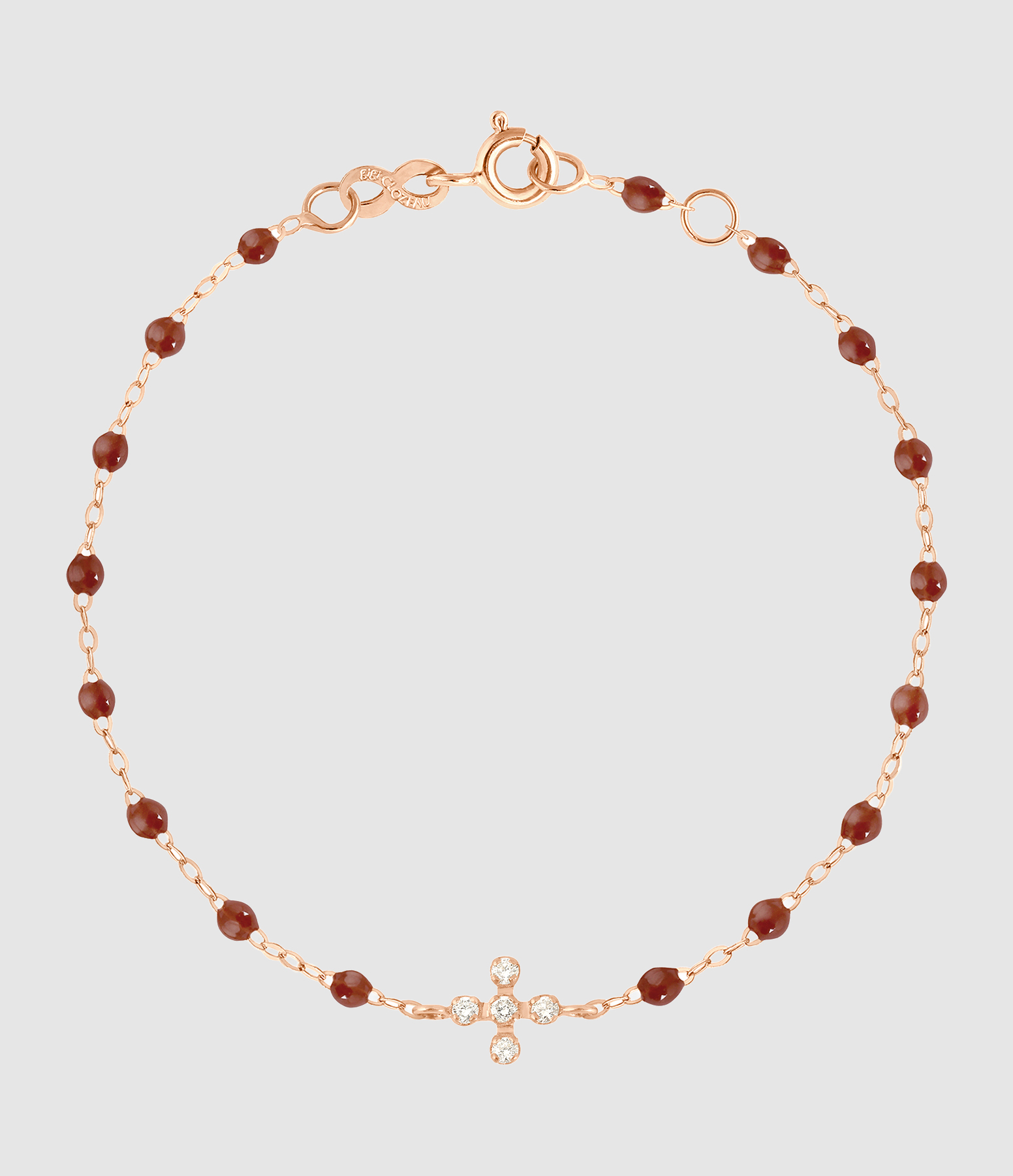 Bracelet Spark Or Rose Diamants 17cm