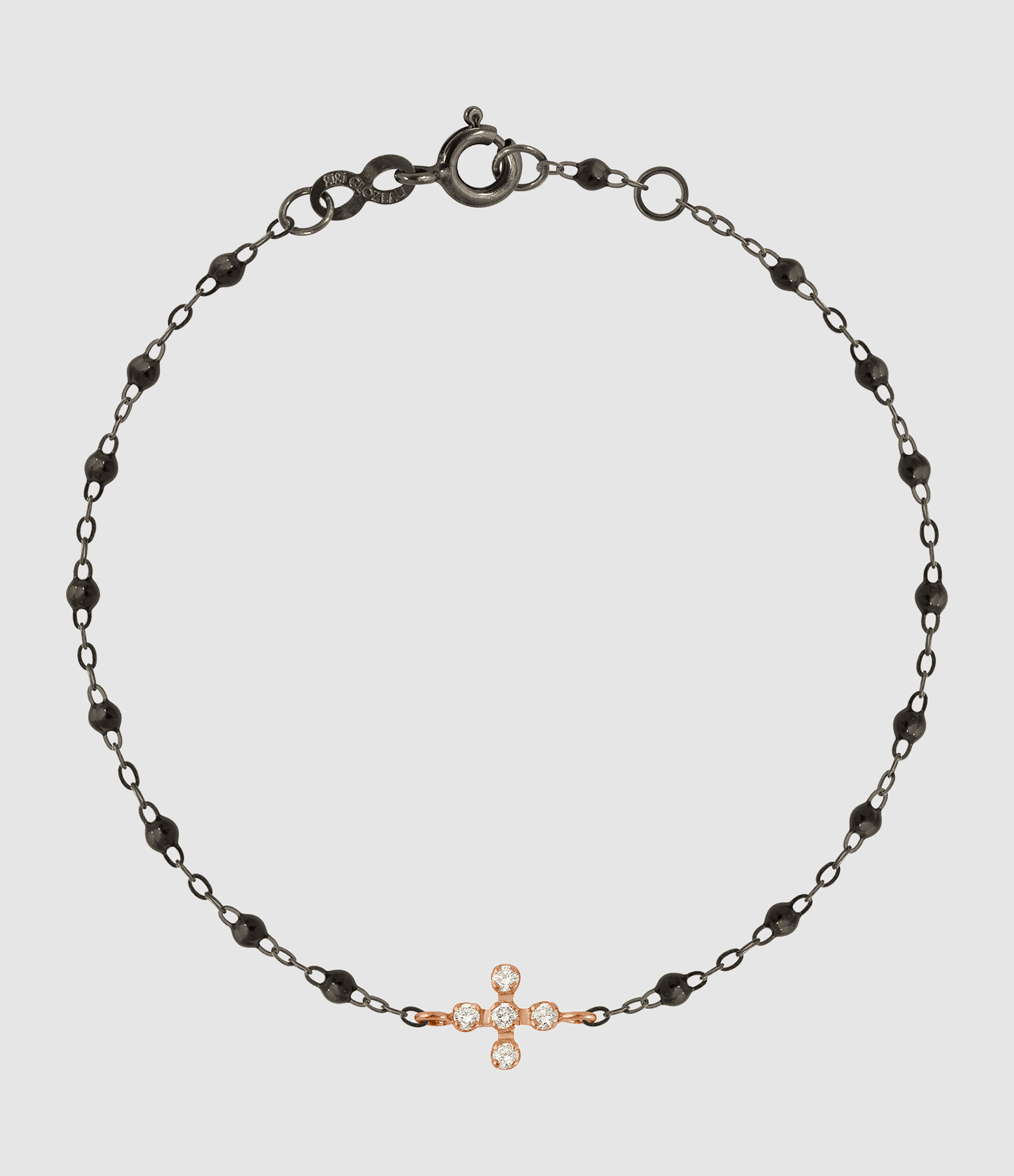 Bracelet Spark Or Noir Diamants 17cm