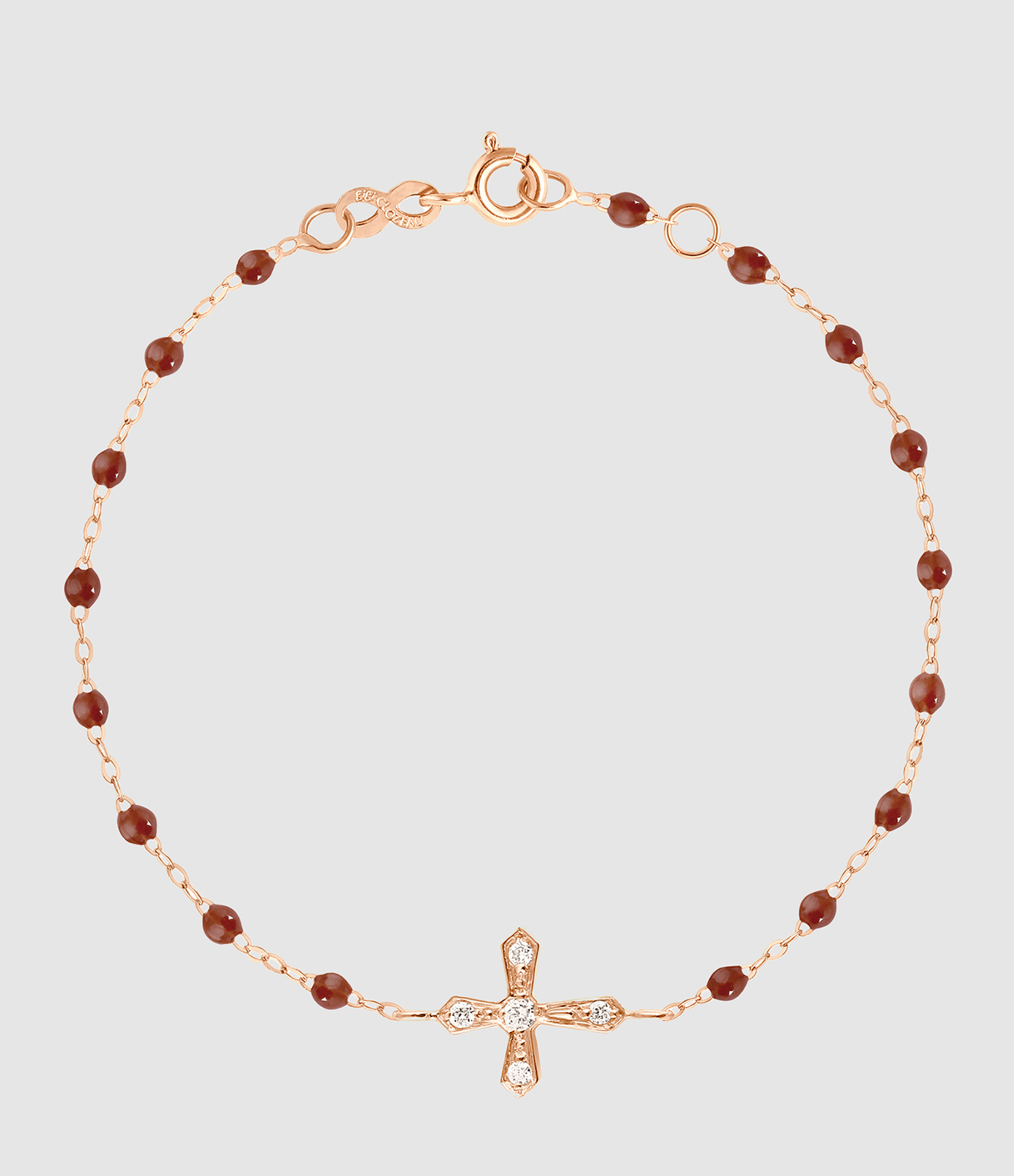 Bracelet Résine Croix Vintage Diamants