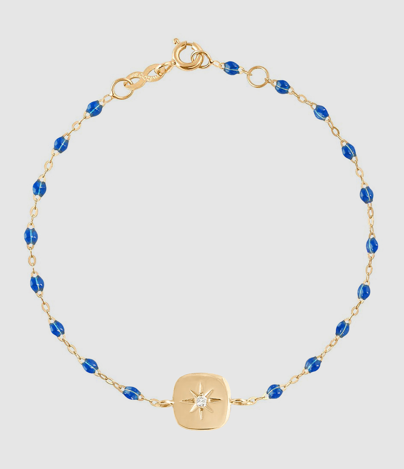 Bracelet Miss Gigi Diamant Résine Or