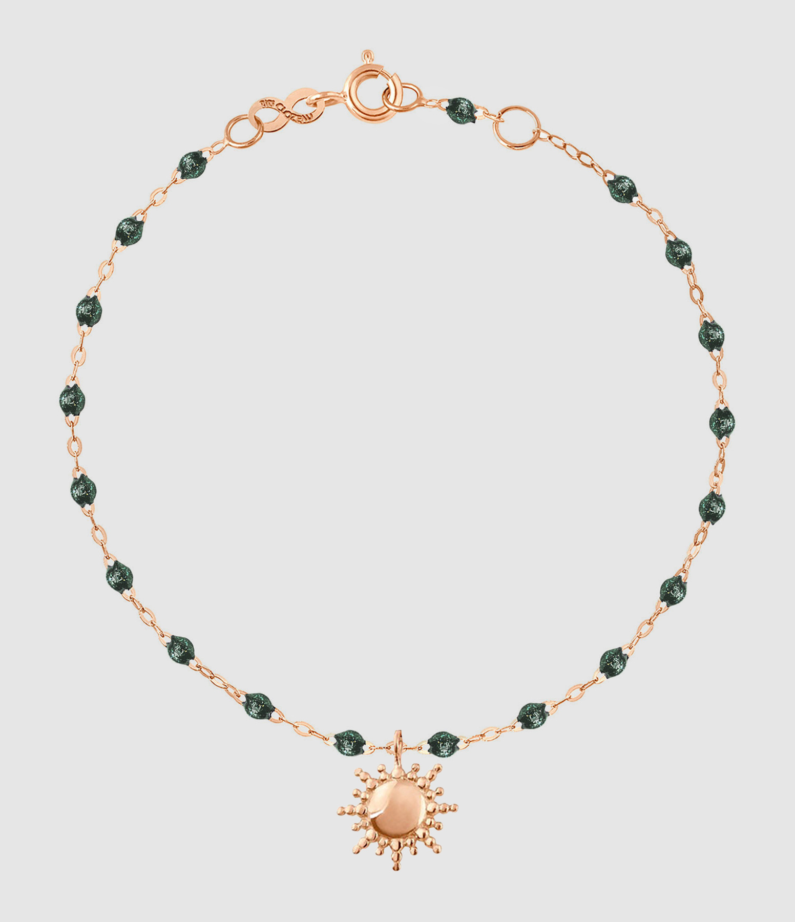 Bracelet Soleil Résine Or
