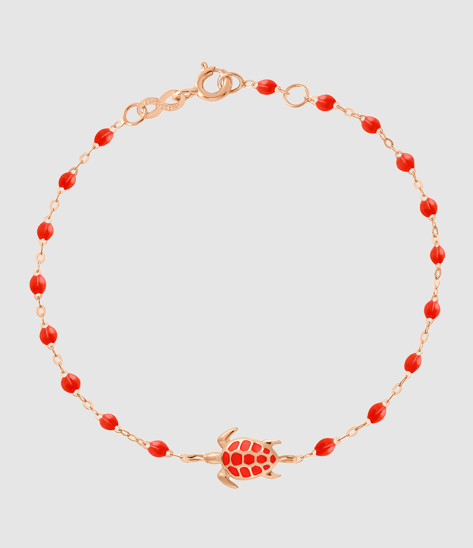 Bracelet Tortue Résine Or