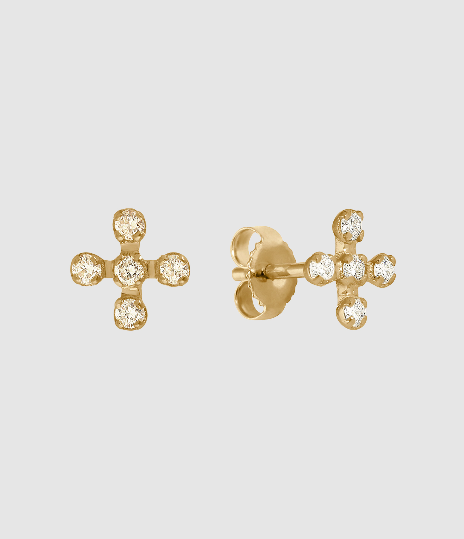 Boucles d'oreilles Spark Or Jaune Diamants
