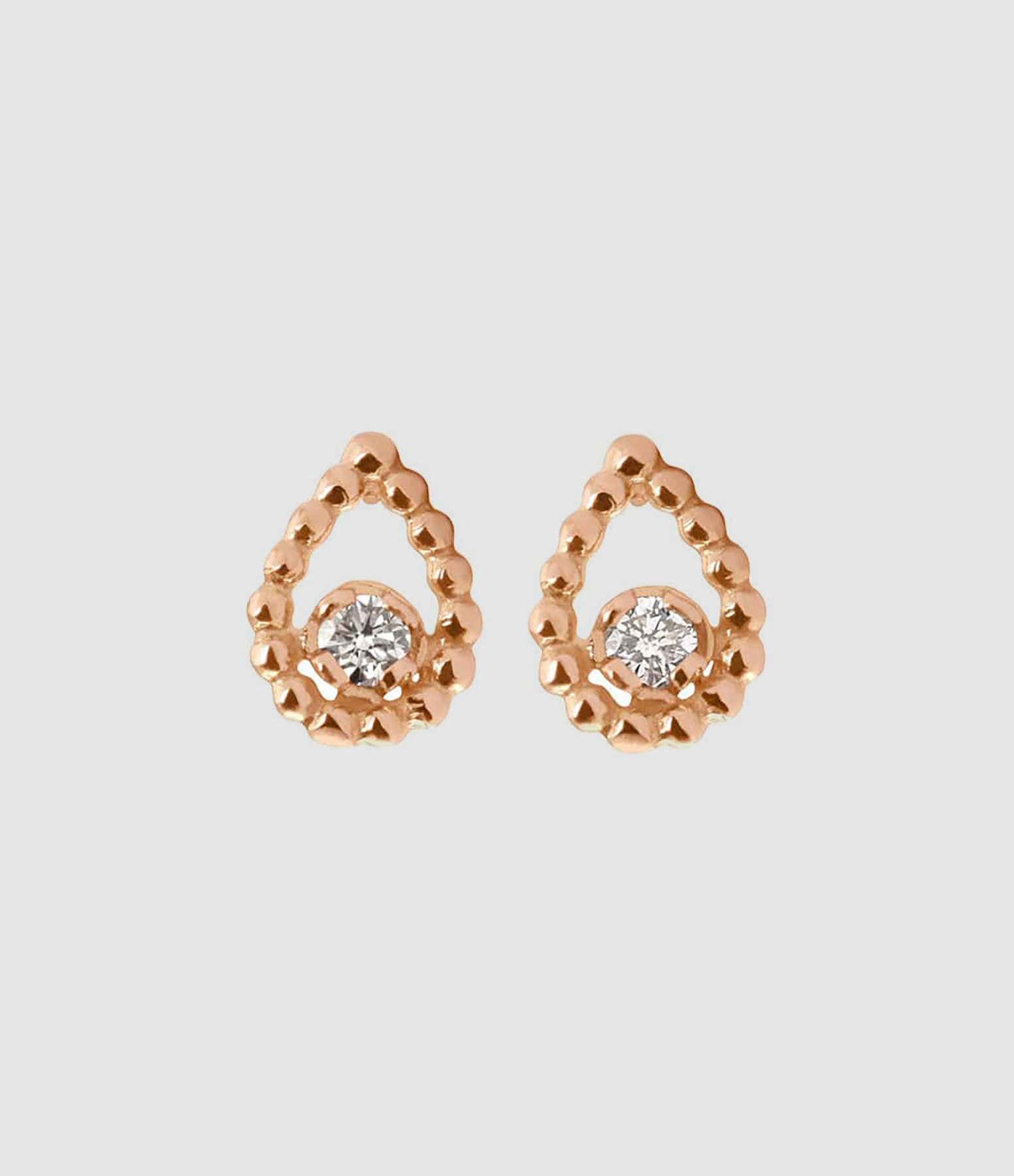 Boucles d'oreilles Lucky Lotus Diamant Or
